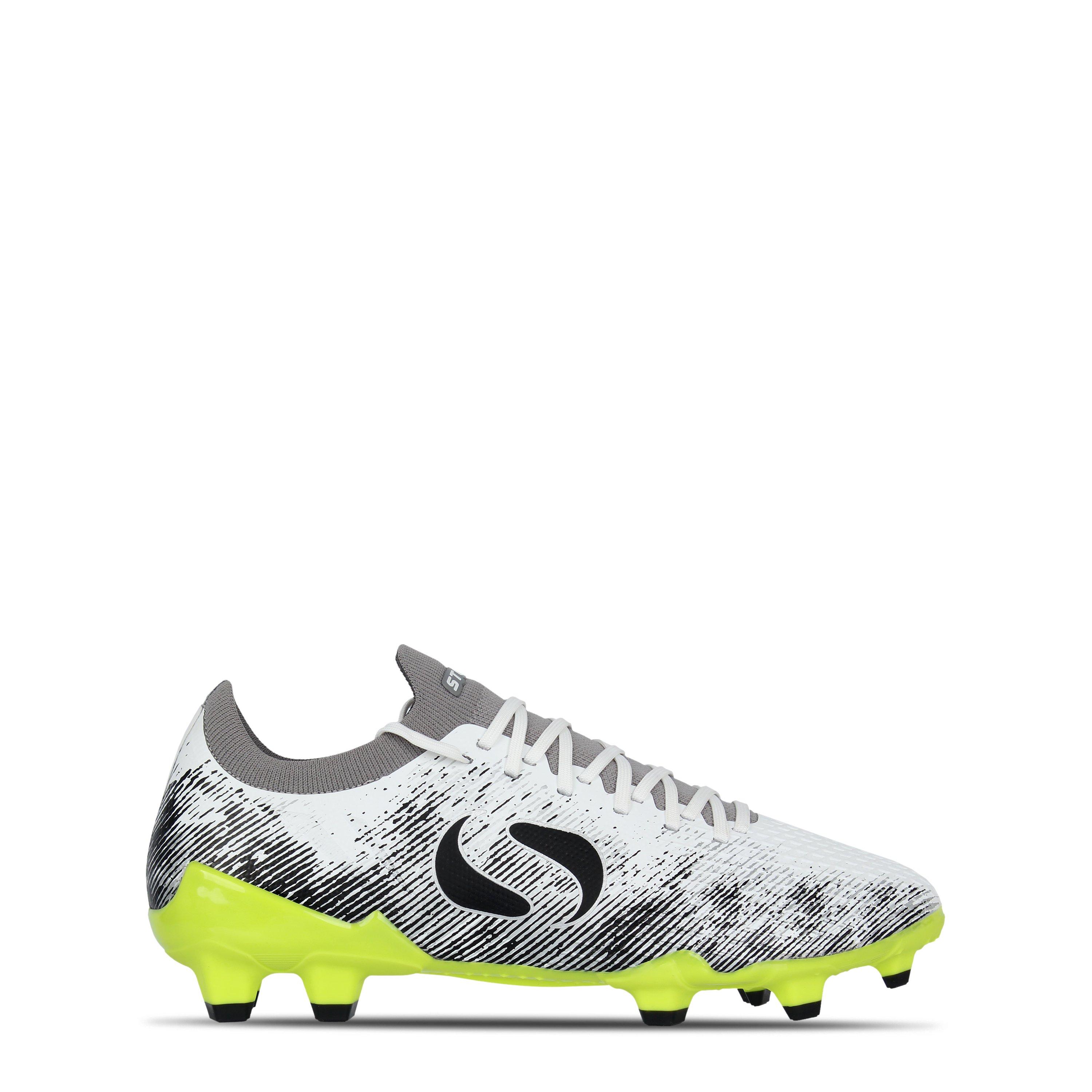 Grijs/Limoen - Sondico - Storm Firm Ground Football Boots Childrens - 1