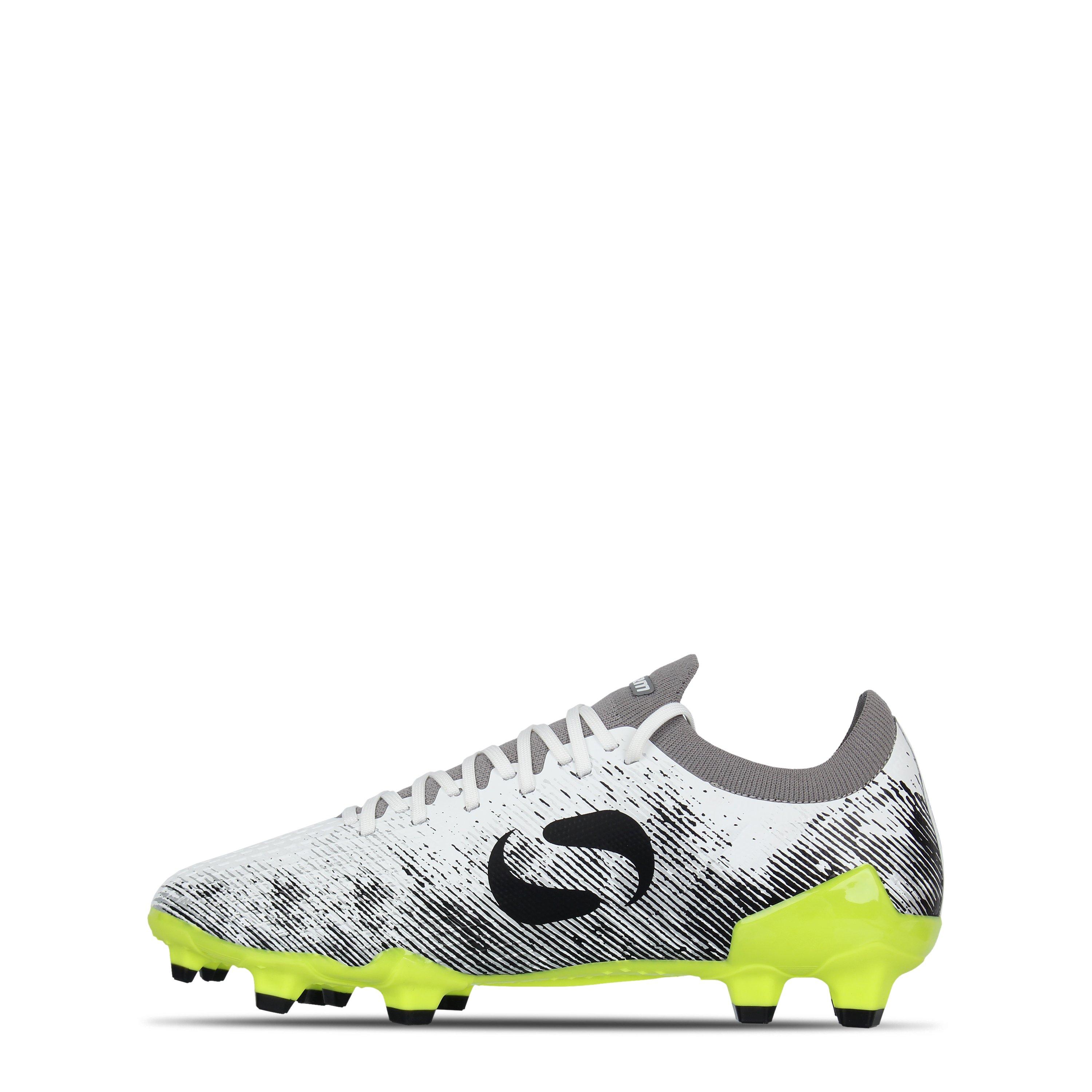 Grijs/Limoen - Sondico - Storm Firm Ground Football Boots Childrens - 2