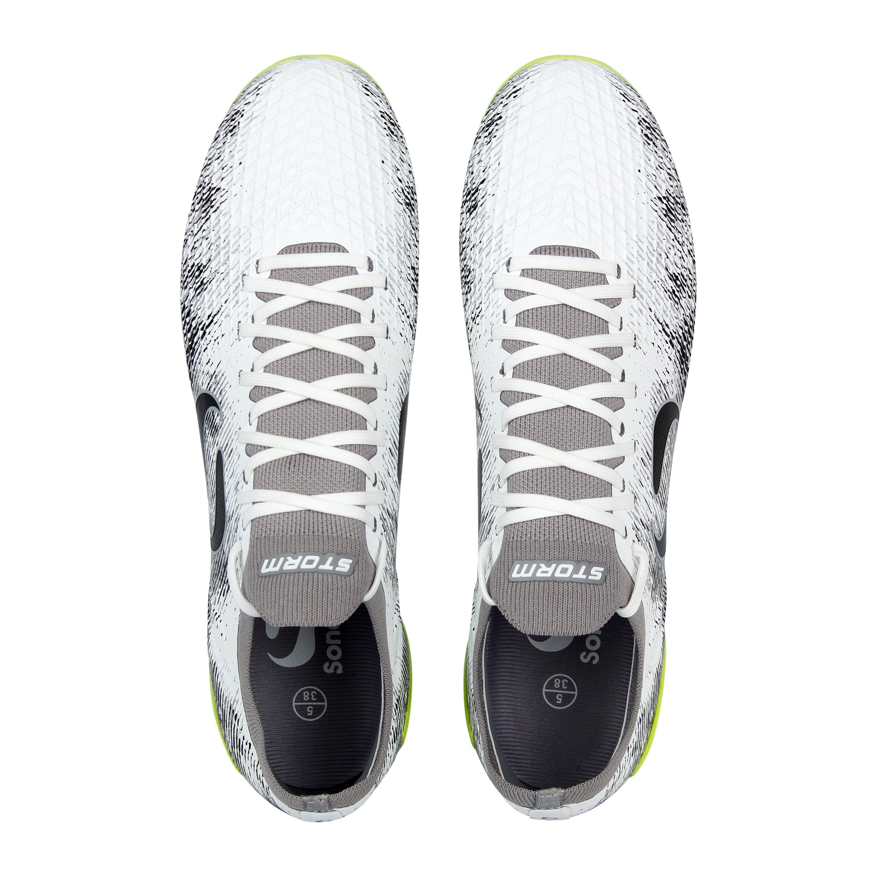 Grijs/Limoen - Sondico - Storm Firm Ground Football Boots Childrens - 6