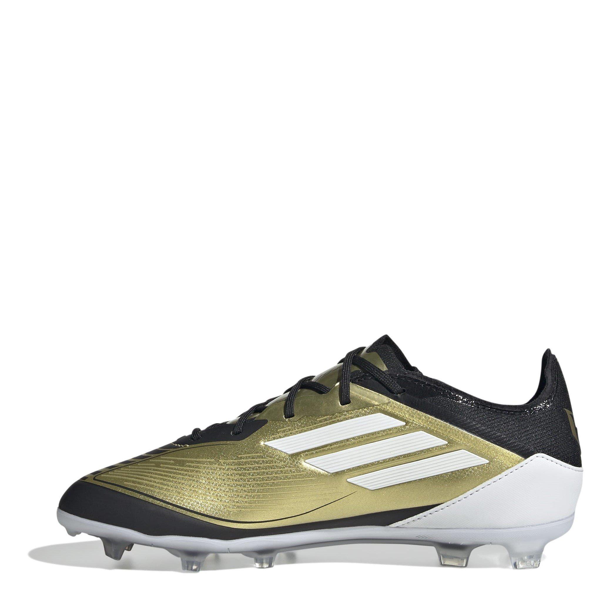 Gold/Black - adidas - F50 Elite Juniors Firm Ground Football Boots - 2