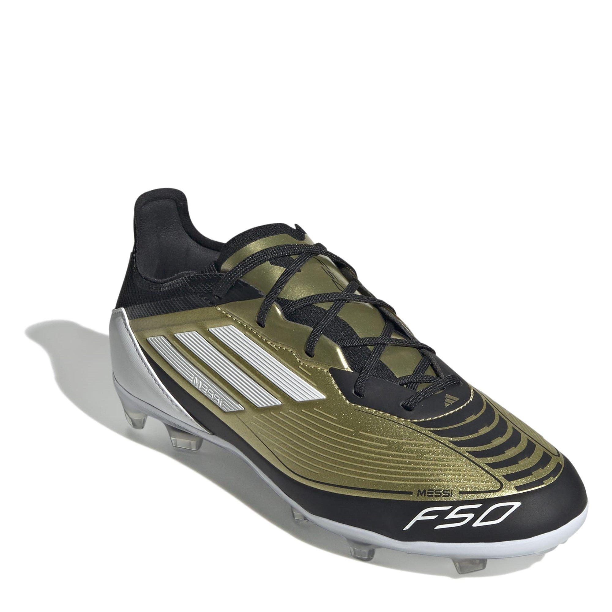Gold/Black - adidas - F50 Elite Juniors Firm Ground Football Boots - 3