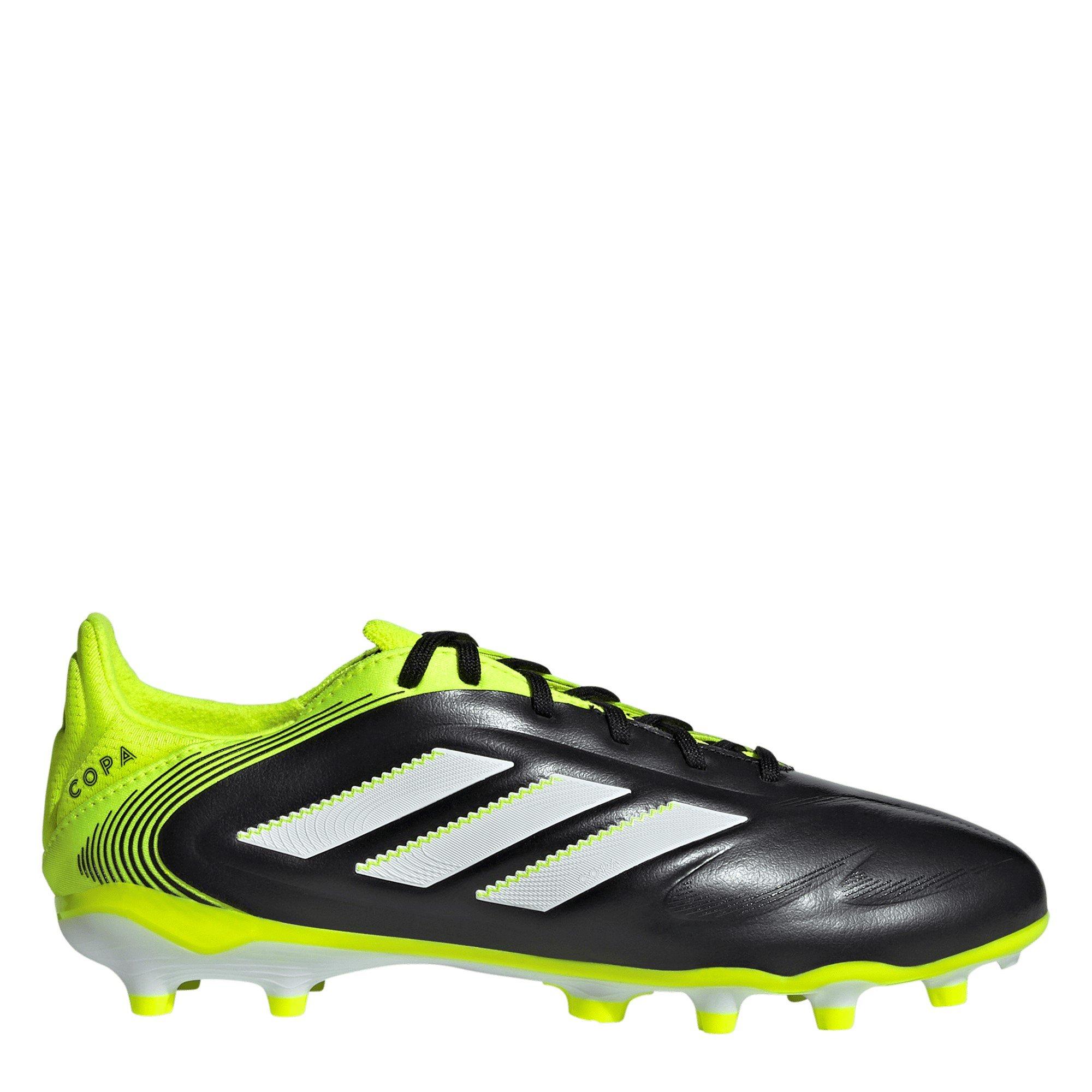 Black/Lemon - adidas - Copa Pure 3 Elite Juniors Firm Ground Football Boots - 1