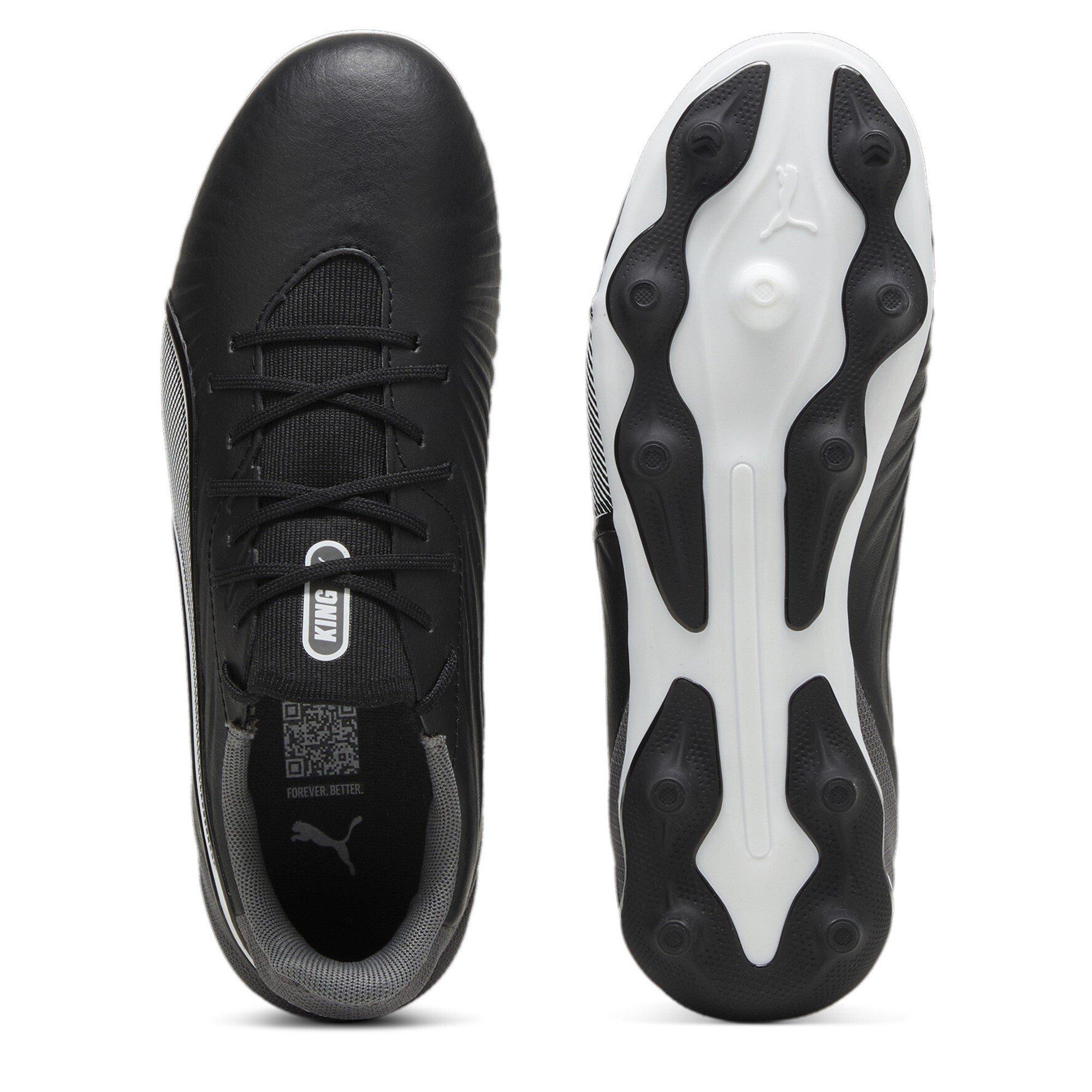 Schwarz/Weiß - Puma - Kids PUMA King Match Firm Ground Football Boots - 3