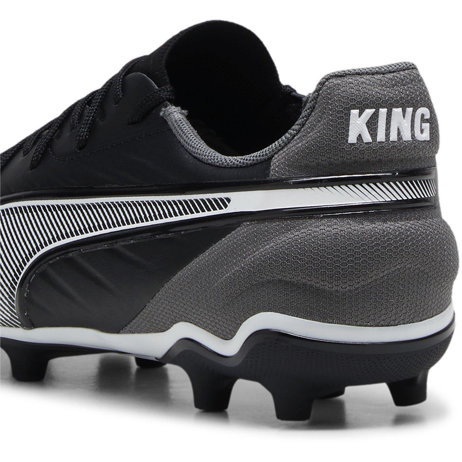 Schwarz/Weiß - Puma - Kids PUMA King Match Firm Ground Football Boots - 5