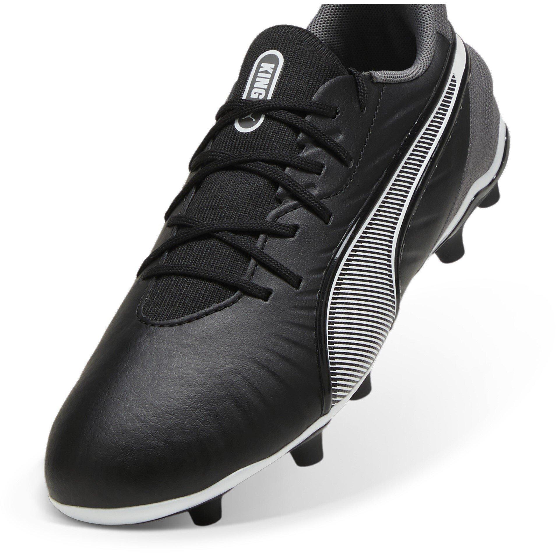 Schwarz/Weiß - Puma - Kids PUMA King Match Firm Ground Football Boots - 6