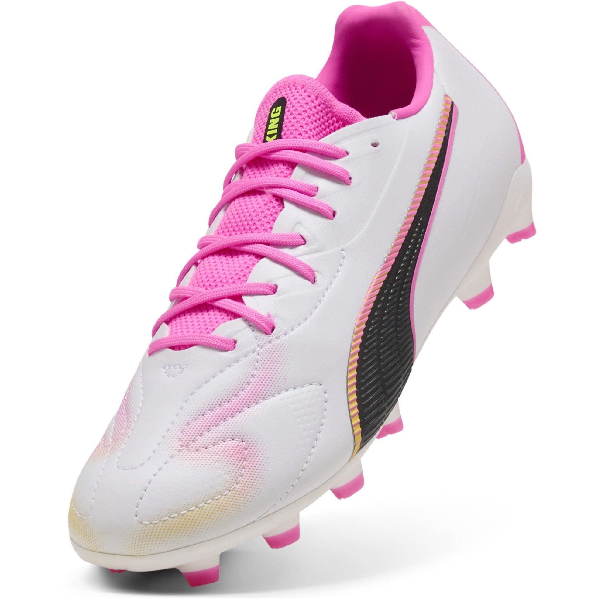 Poison Pink - Puma - Kids PUMA King Match Firm Ground Football Boots - 6