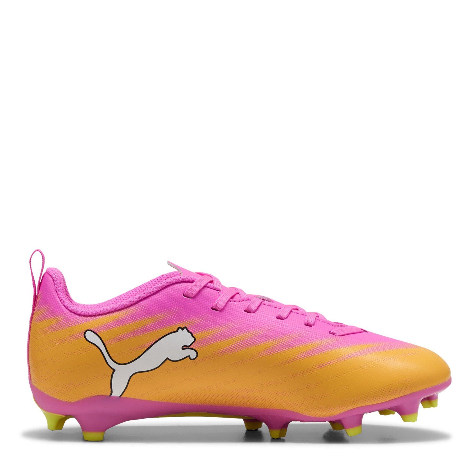 Poison Pink - Puma - Kids PUMA Ultra 5 Play Firm Ground Football Boots - 4