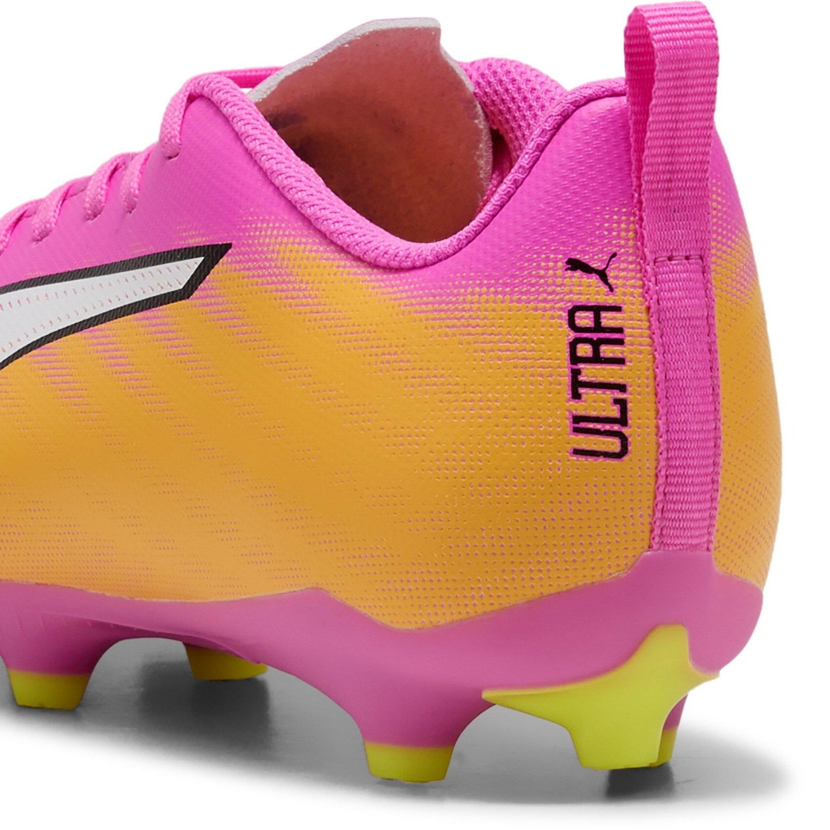 Poison Pink - Puma - Kids PUMA Ultra 5 Play Firm Ground Football Boots - 5