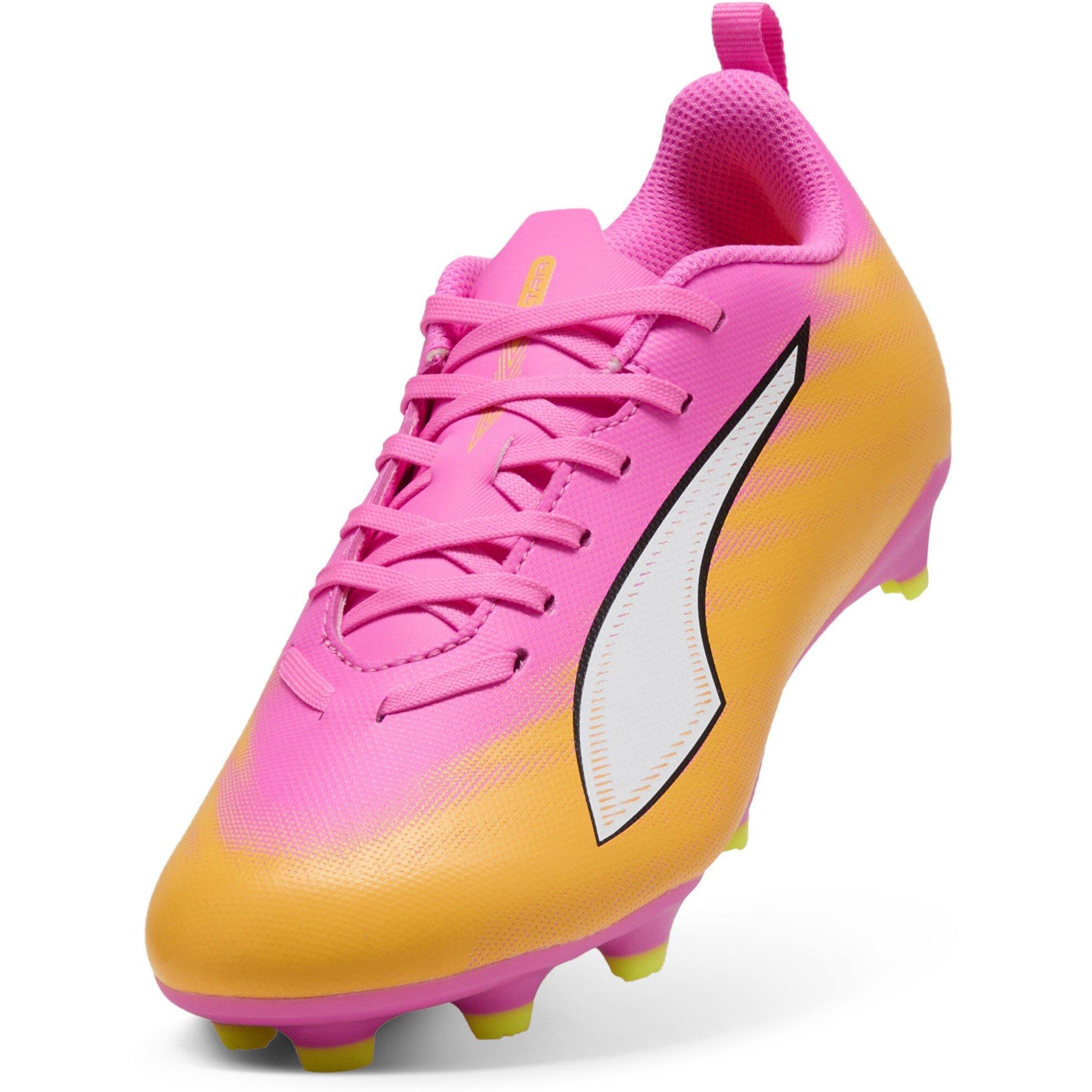 Poison Pink - Puma - Kids PUMA Ultra 5 Play Firm Ground Football Boots - 6