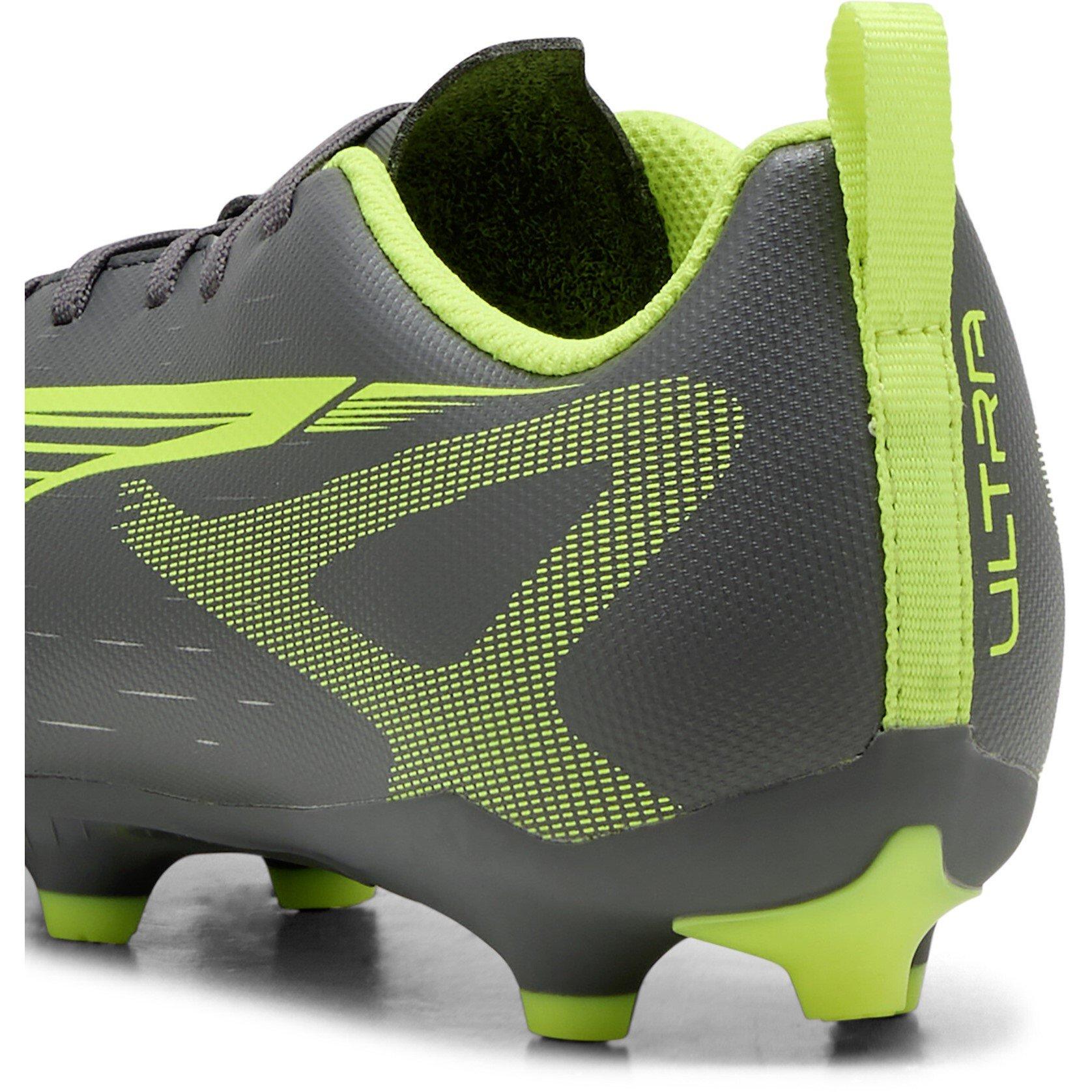 Srebrno/Žuto - Puma - Kids PUMA Ultra 5 Play Firm Ground Football Boots - 5