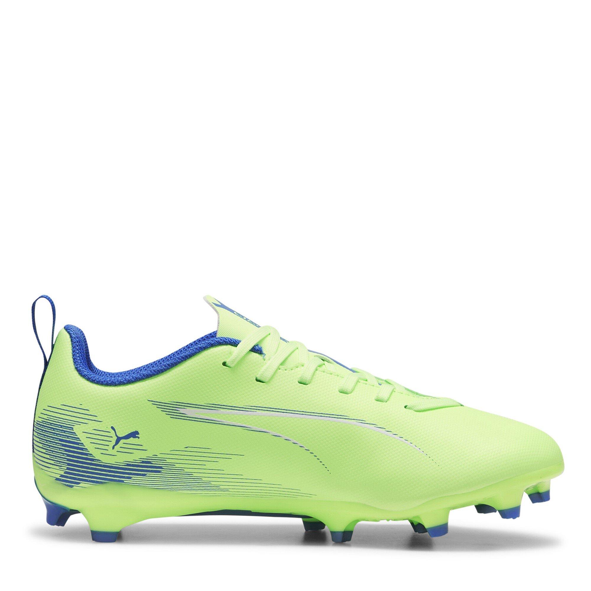 Verde/Branco/Azul - Puma - PUMA Ultra 5 Play Firm Ground Football Boots - 4