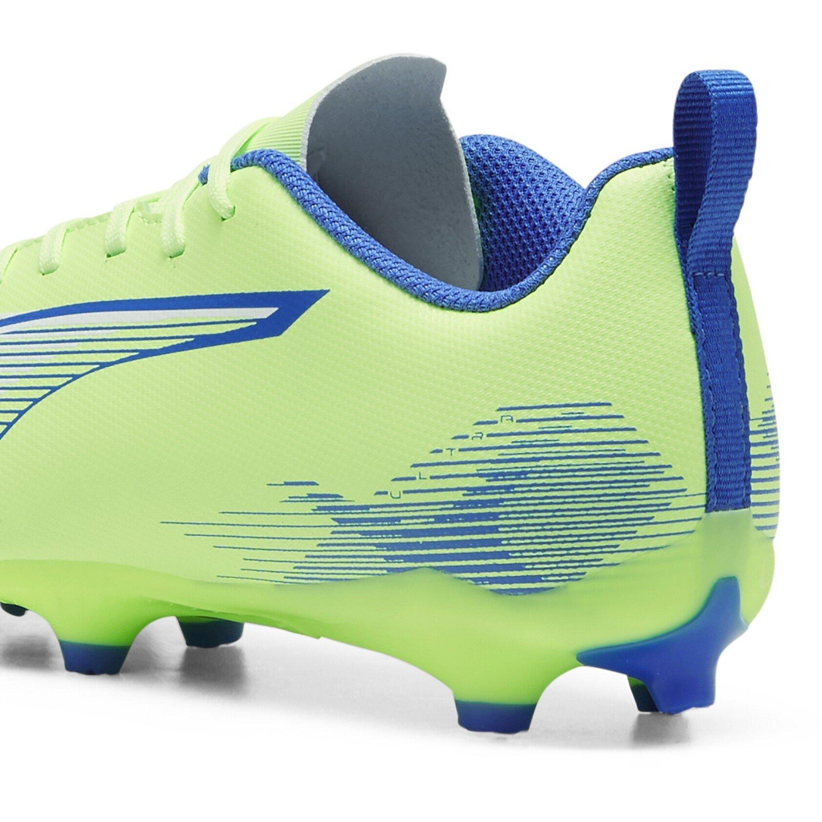 Verde/Branco/Azul - Puma - PUMA Ultra 5 Play Firm Ground Football Boots - 5