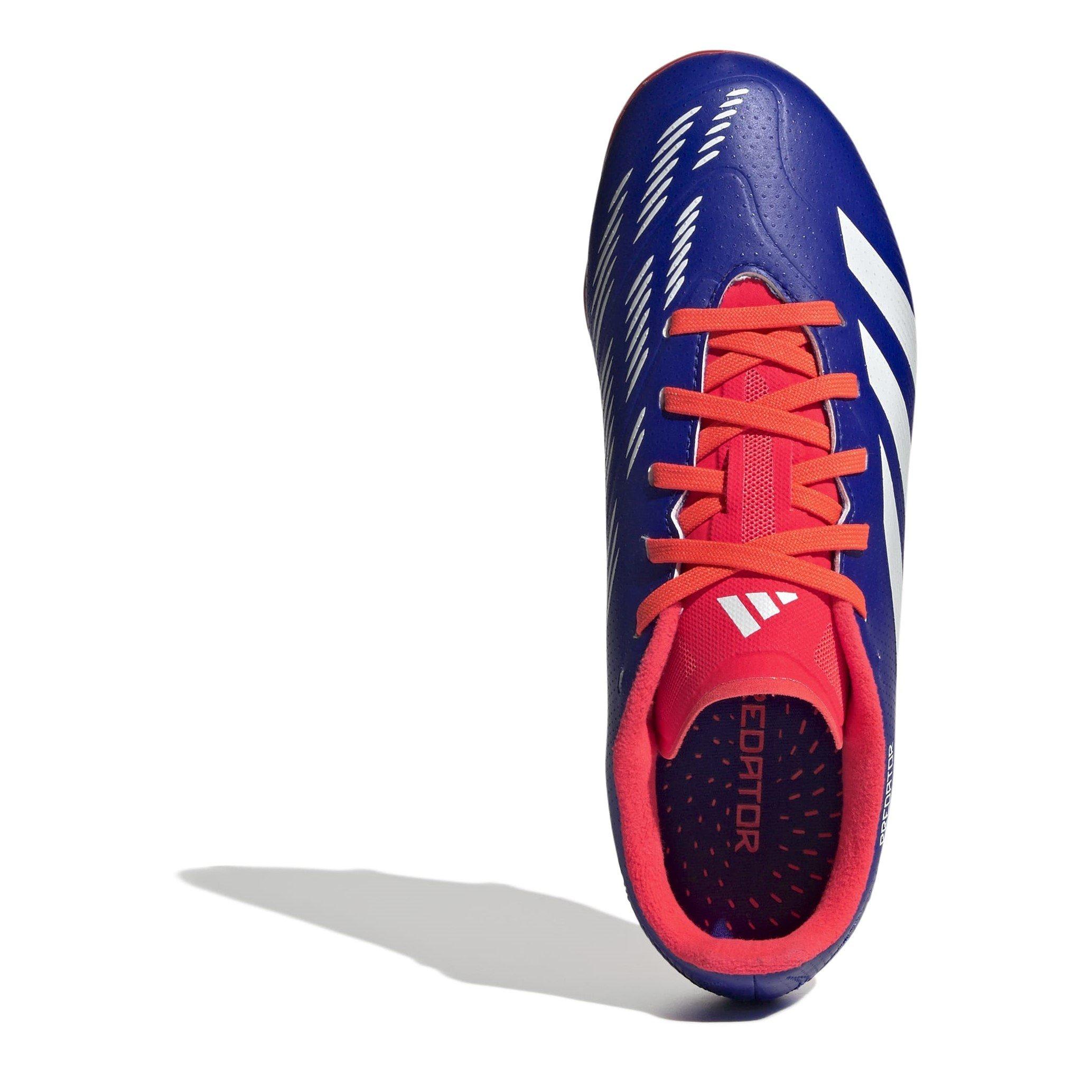 Blue/Wht/Red - adidas - Predator League Children's Firm Ground Football Boots - 5