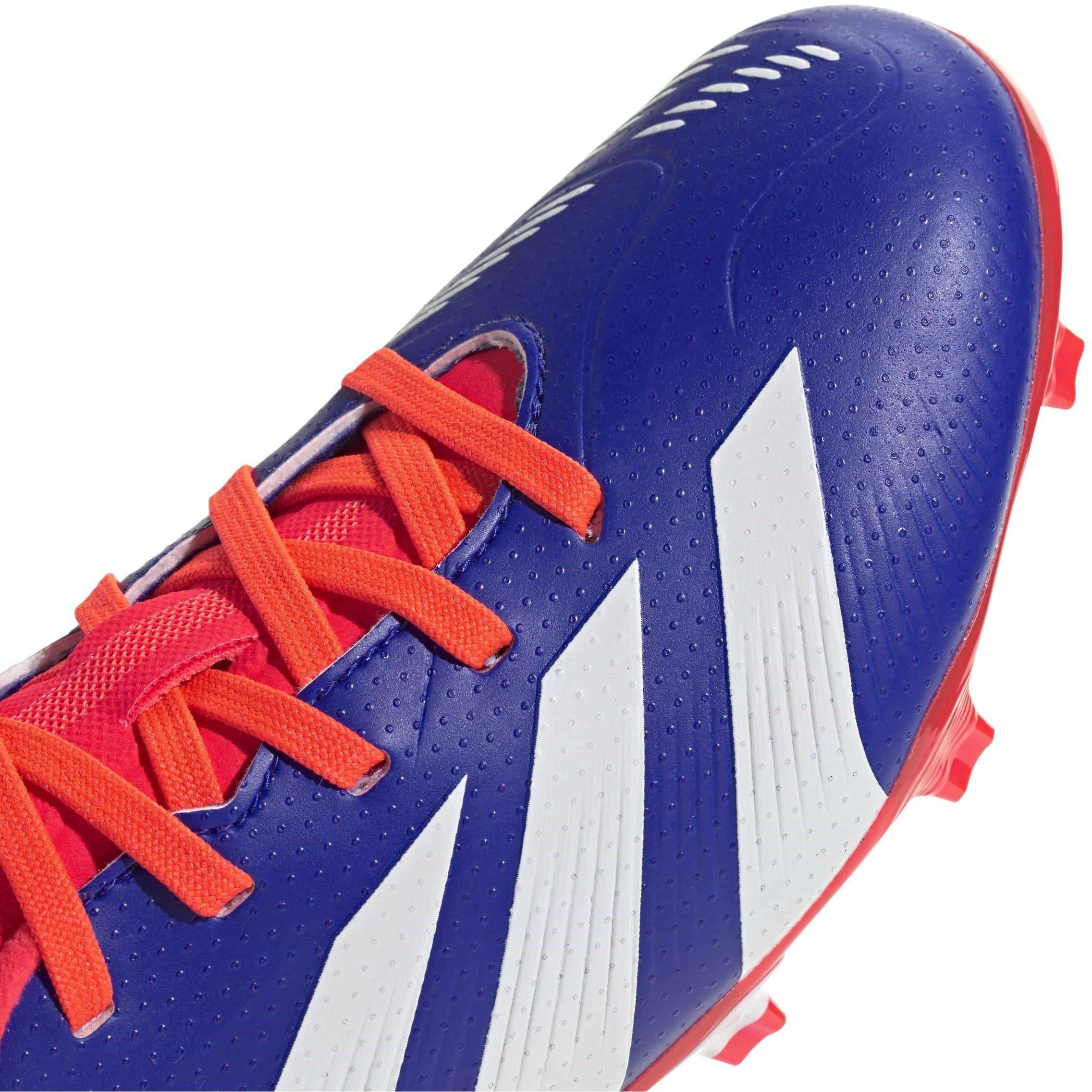 Blue/Wht/Red - adidas - Predator League Children's Firm Ground Football Boots - 8