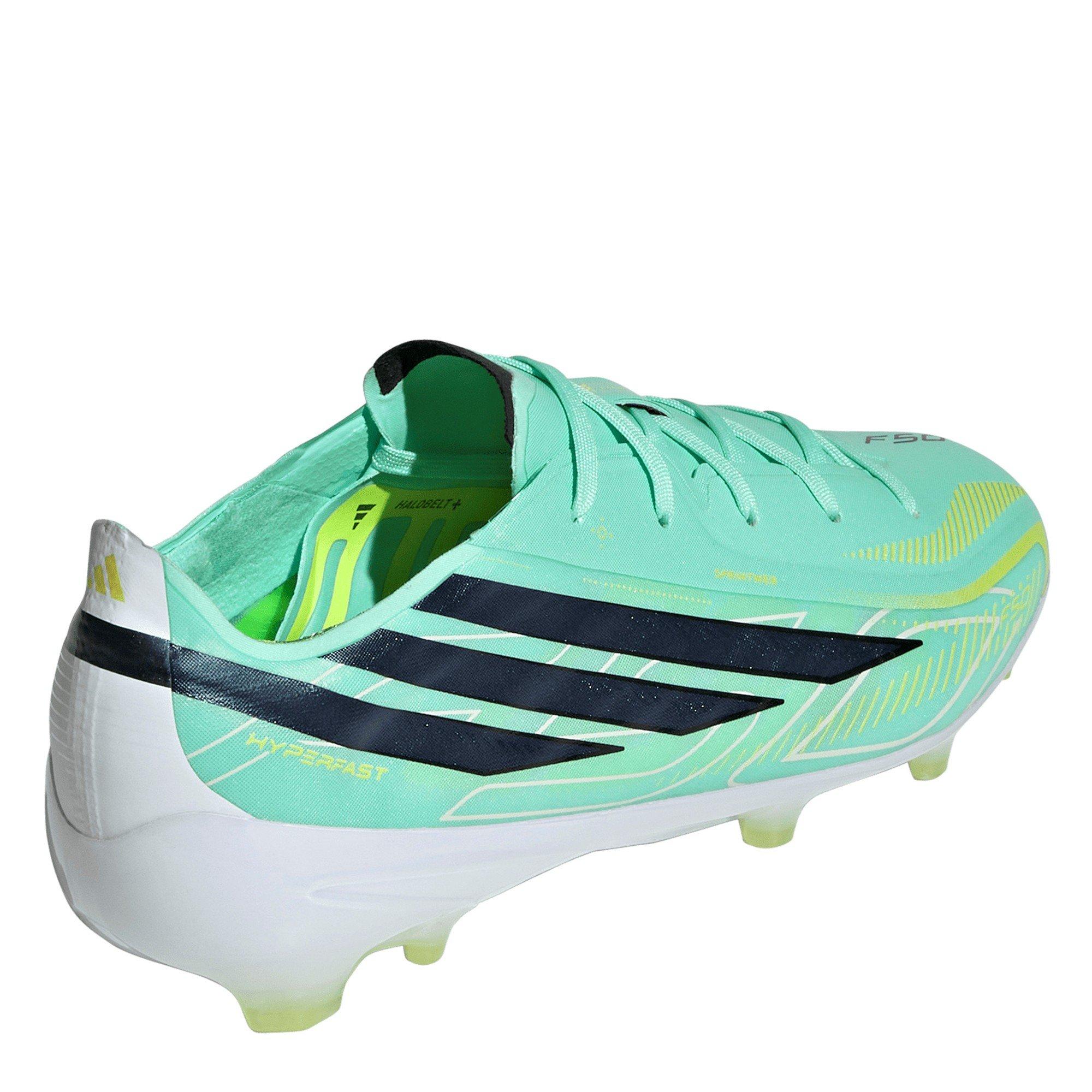Mint/Black - adidas - F50 HYPERFAST ELITE Firm Ground Football Boots Juniors - 4