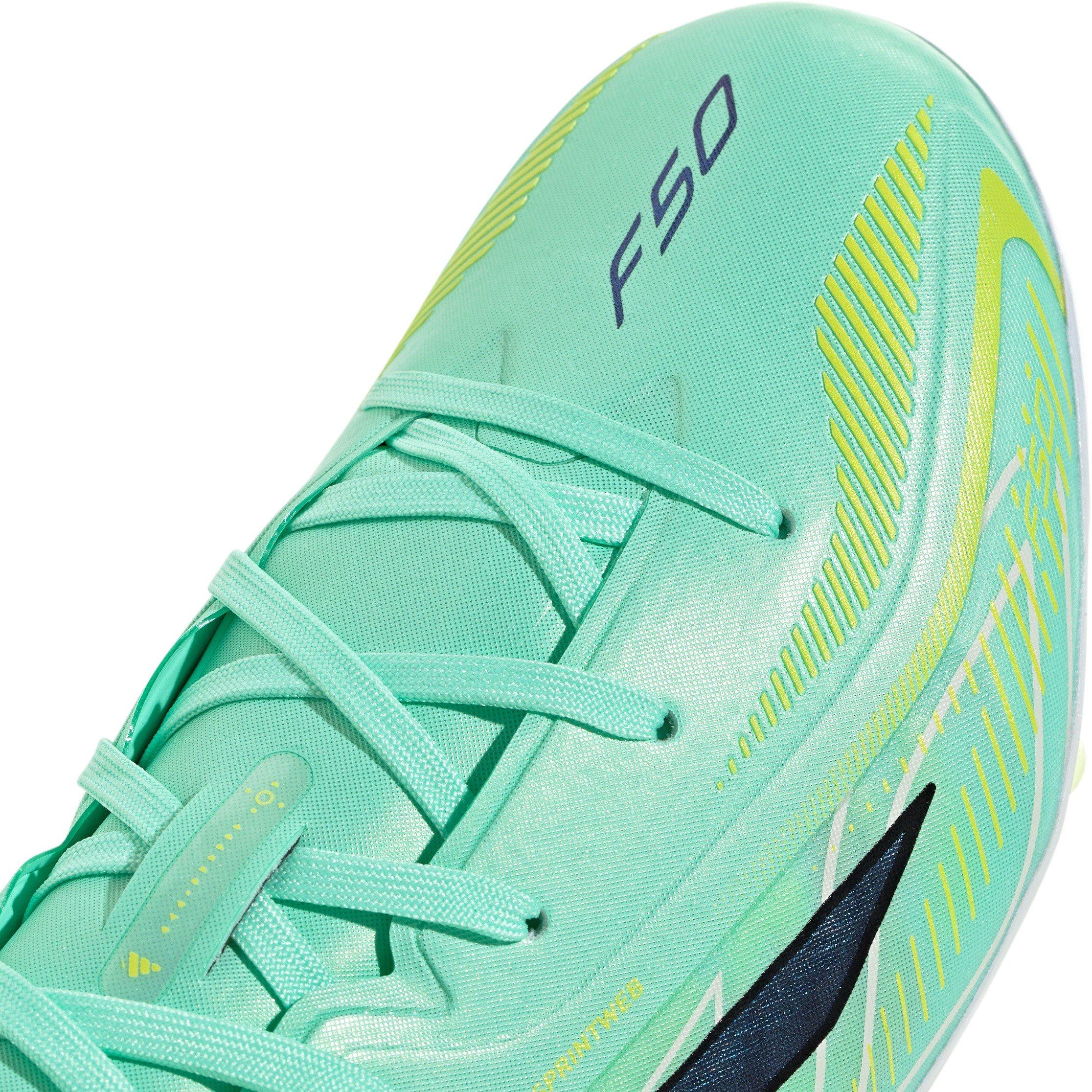 Mint/Black - adidas - F50 HYPERFAST ELITE Firm Ground Football Boots Juniors - 8