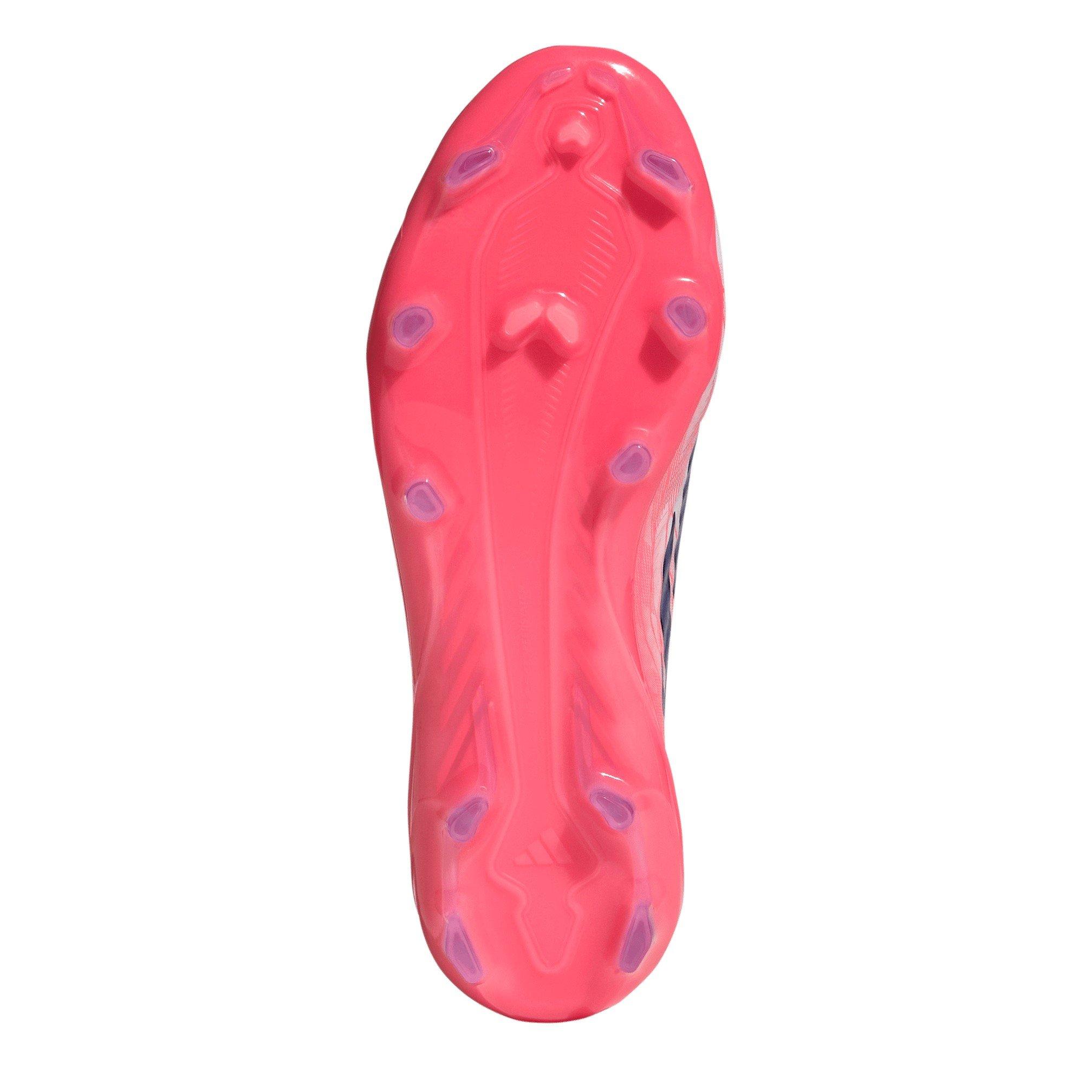 White/Coral - adidas - F50 HYPERFAST ELITE Firm Ground Football Boots Juniors - 5