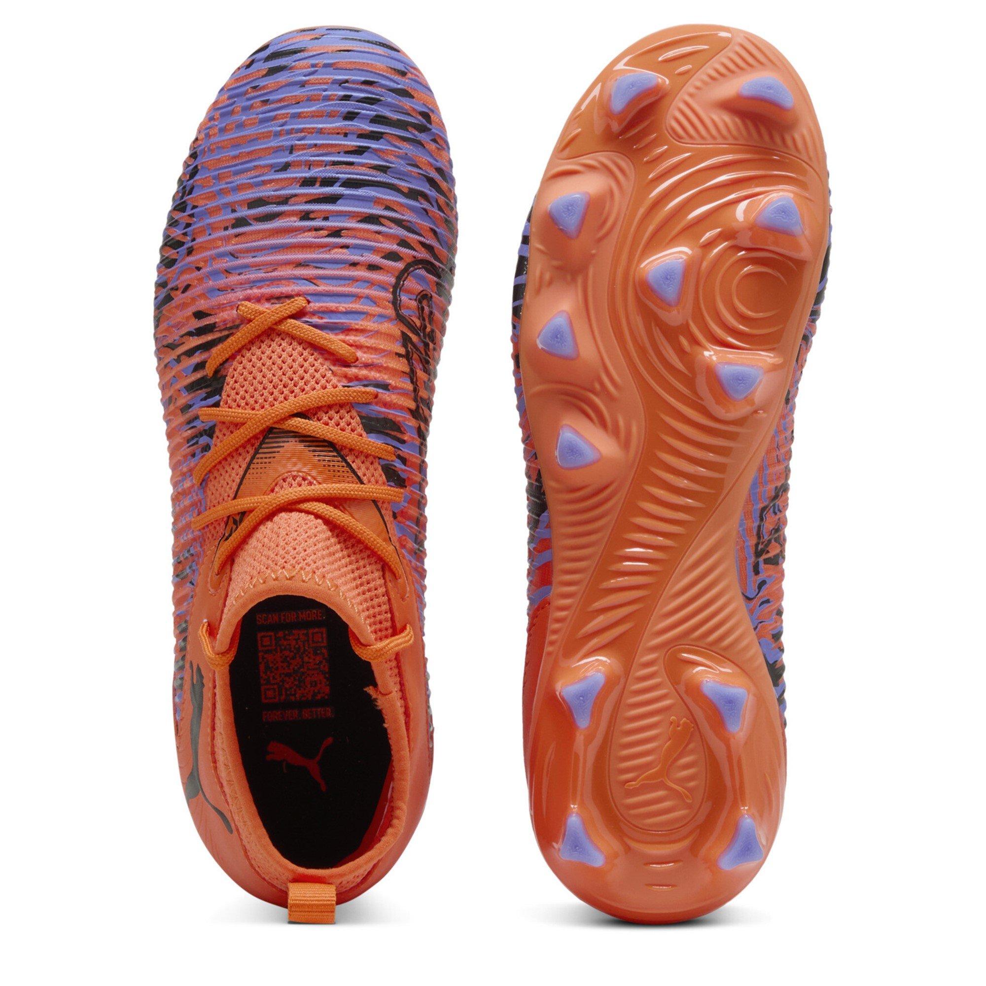 Orange/Black - Puma - Future 8 Match Artificial Ground Football Boots Juniors - 3
