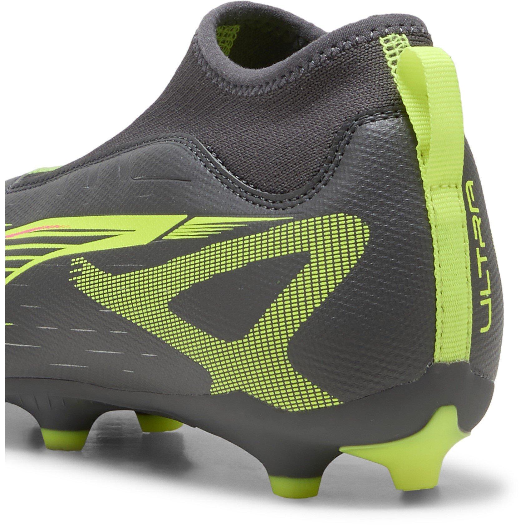 Plata/Amarillo - Puma - Ultra 5+ Match Firm Ground Football Boots Juniors - 5