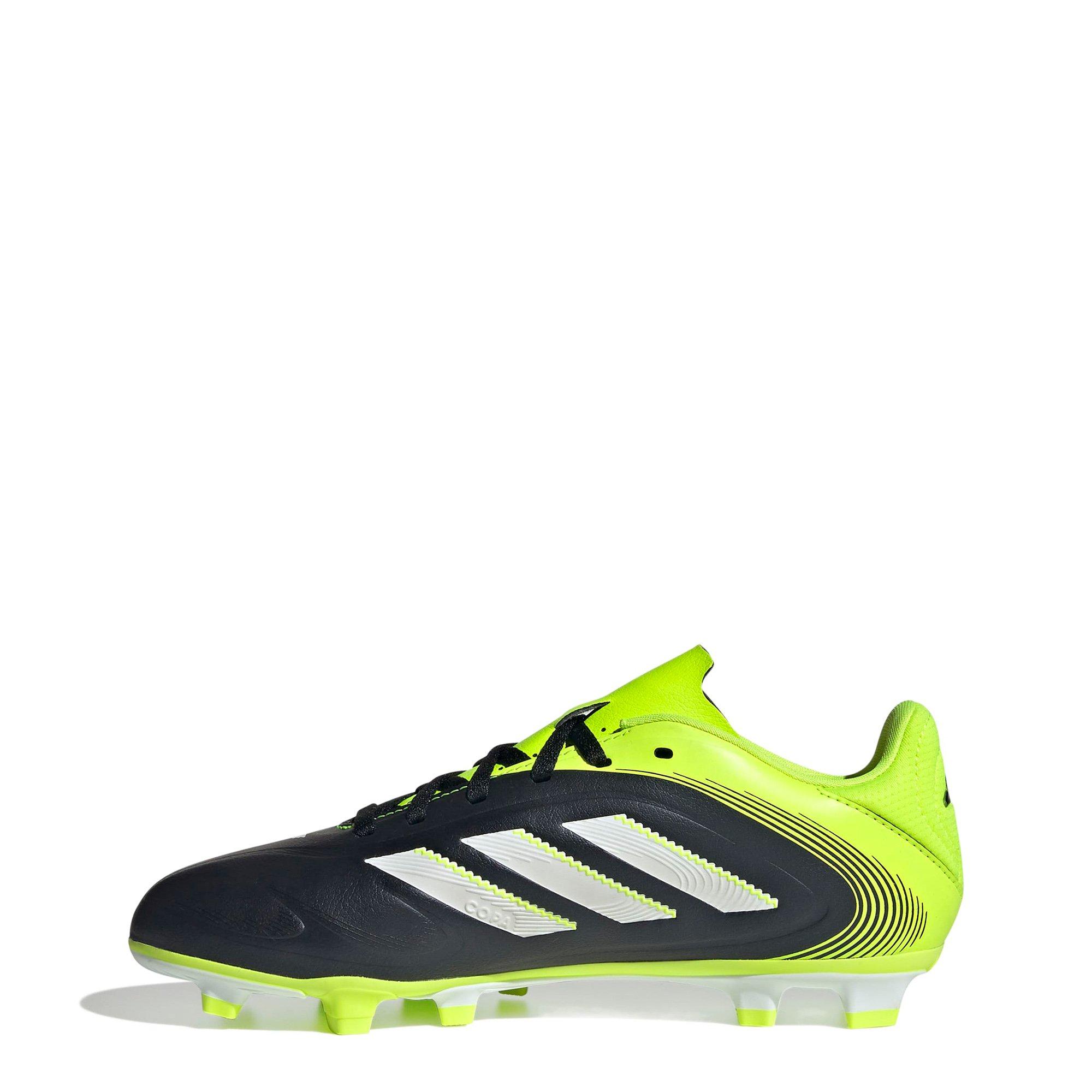 Blk/White/Lemon - adidas - Copa Pure 3 Club Juniors Firm Ground Football Boots - 2