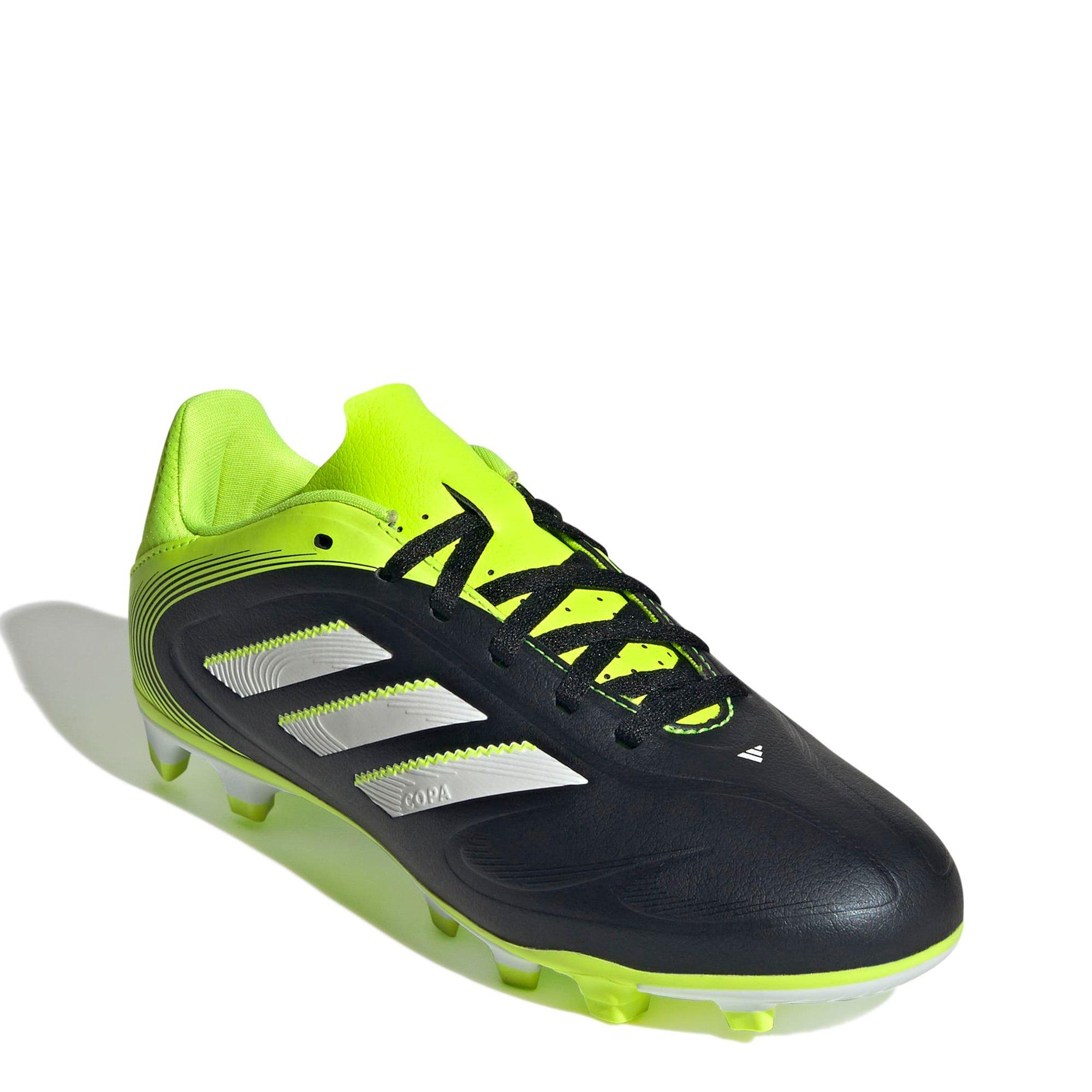 Blk/White/Lemon - adidas - Copa Pure 3 Club Juniors Firm Ground Football Boots - 5