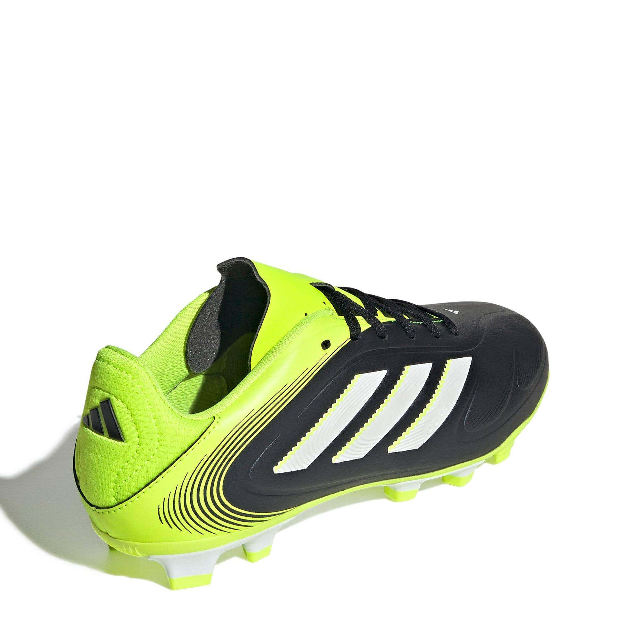 Blk/White/Lemon - adidas - Copa Pure 3 Club Juniors Firm Ground Football Boots - 6