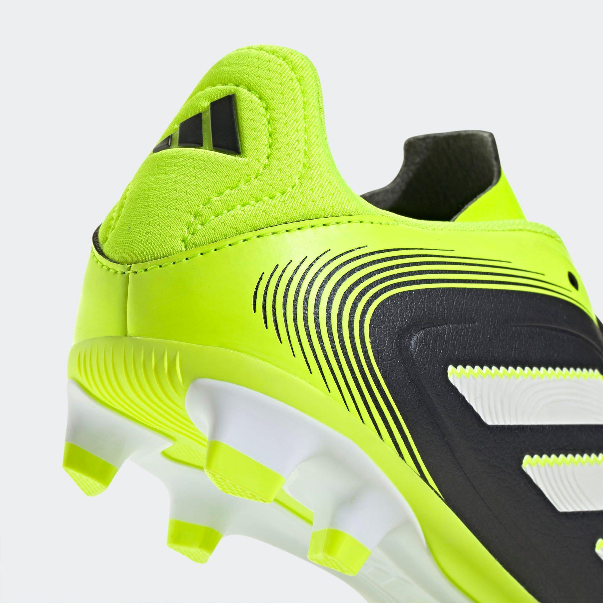 Blk/White/Lemon - adidas - Copa Pure 3 Club Juniors Firm Ground Football Boots - 8