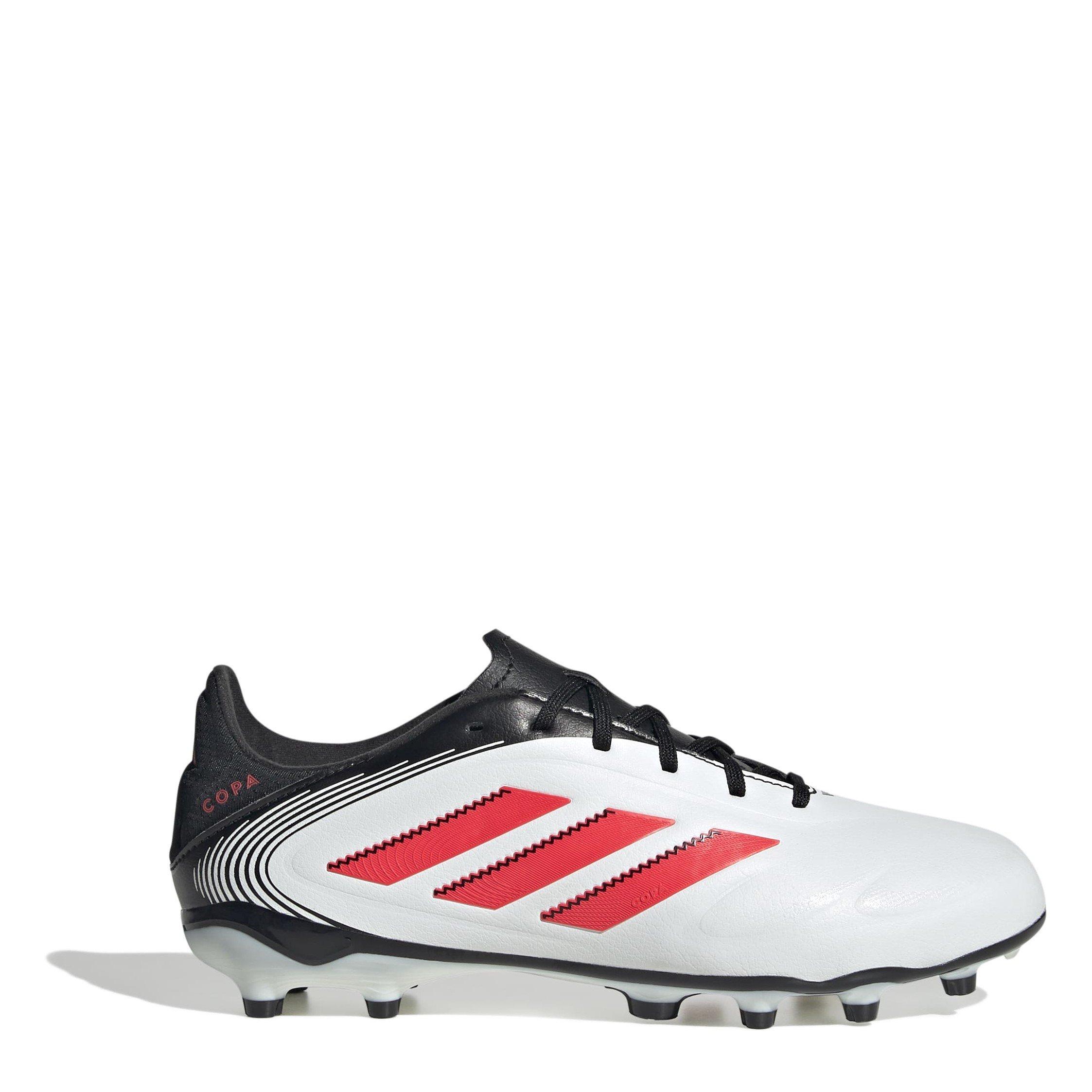 Adidas  White/Red Copa Pure 3 League Juniors Firm Ground Football Boots - 3 (35.5)