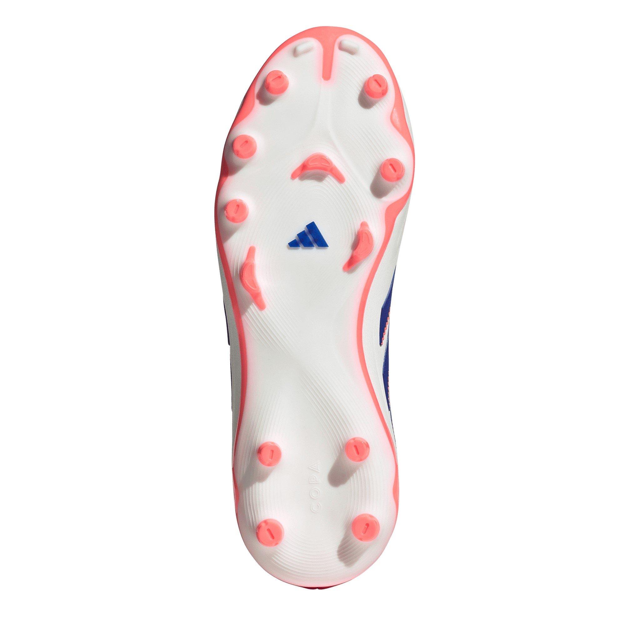 Wht/Blue/Coral - adidas - Copa Pure 3 League Juniors Firm Ground Football Boots - 6