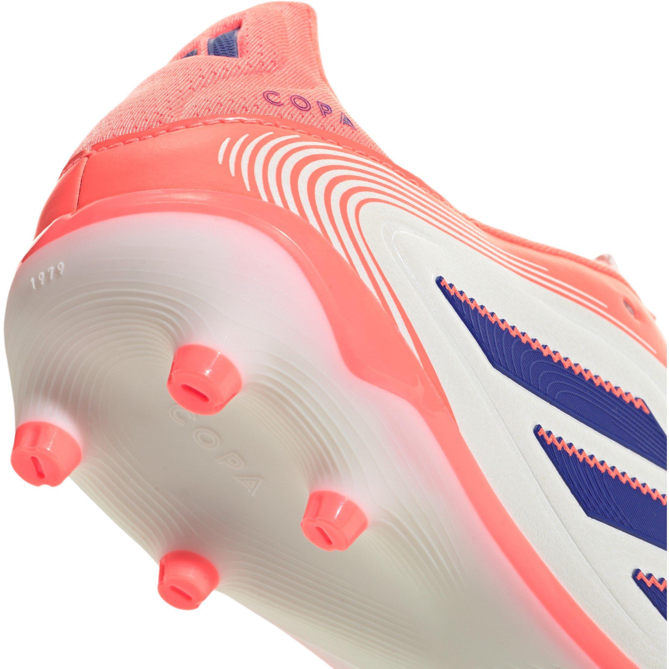 Wht/Blue/Coral - adidas - Copa Pure 3 League Juniors Firm Ground Football Boots - 7