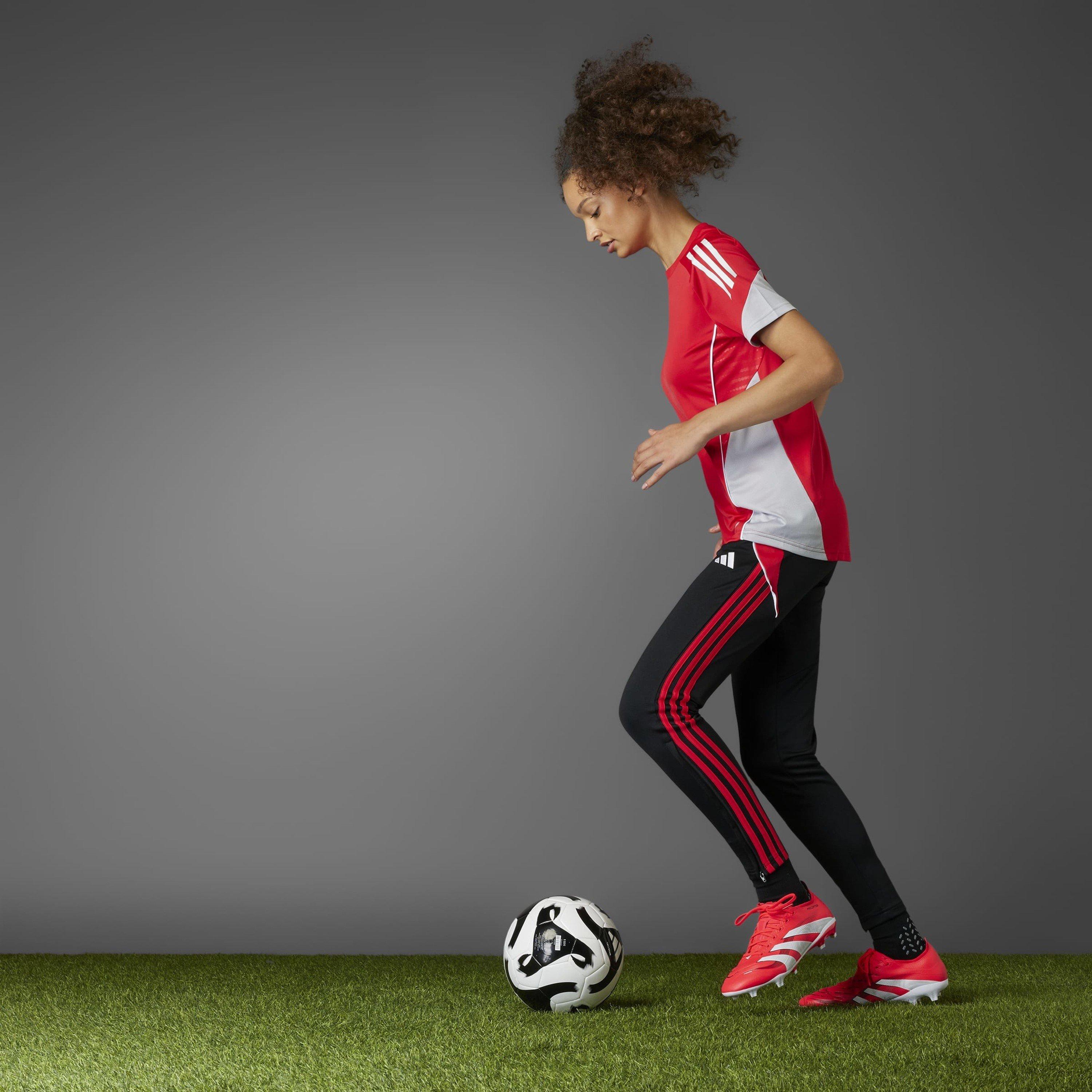 Lucid Red/Ftwr - adidas - Unisex Kids Pred Large MG Firm Ground Football Boots - 14