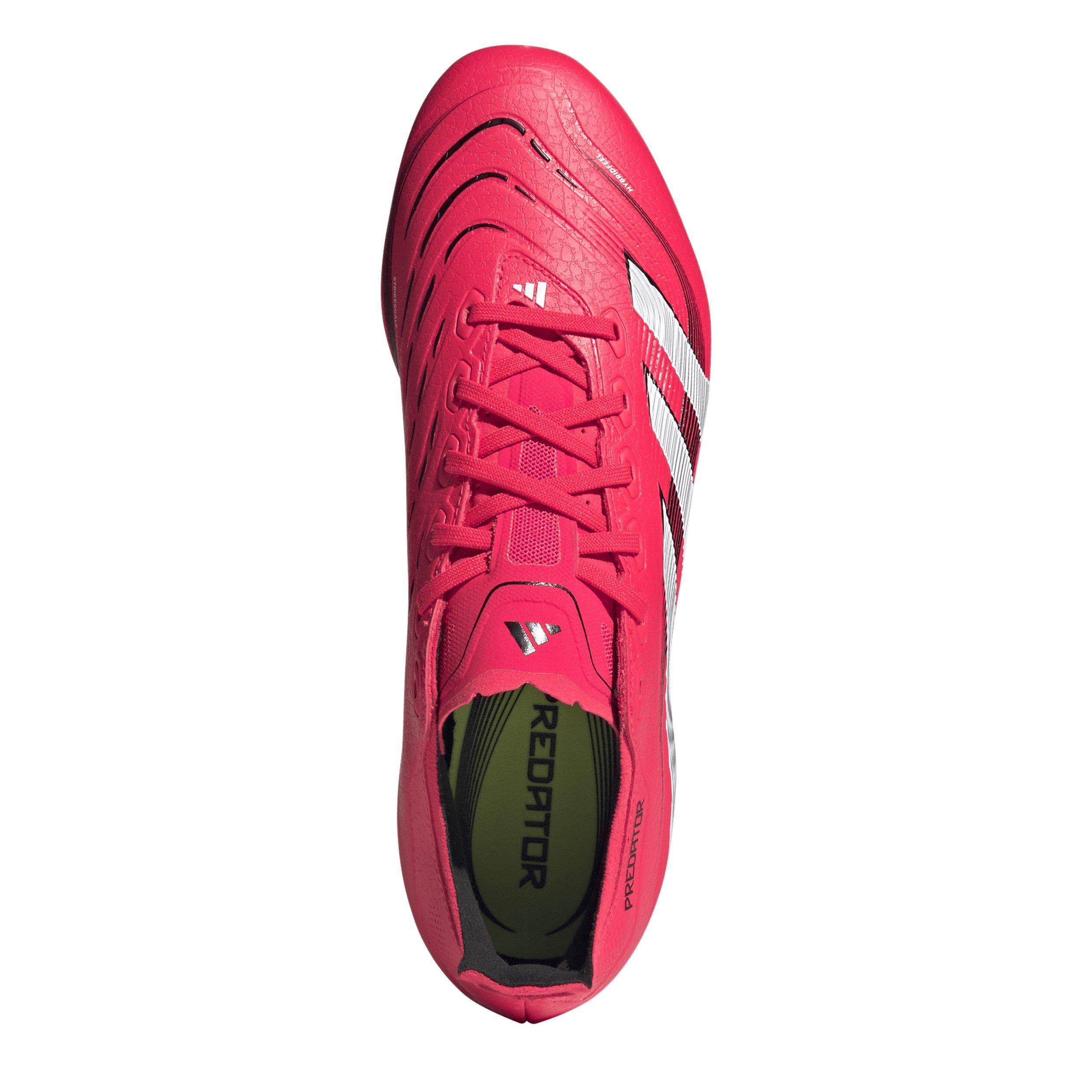 Lucid Red/Ftwr - adidas - Unisex Kids Pred Large MG Firm Ground Football Boots - 6