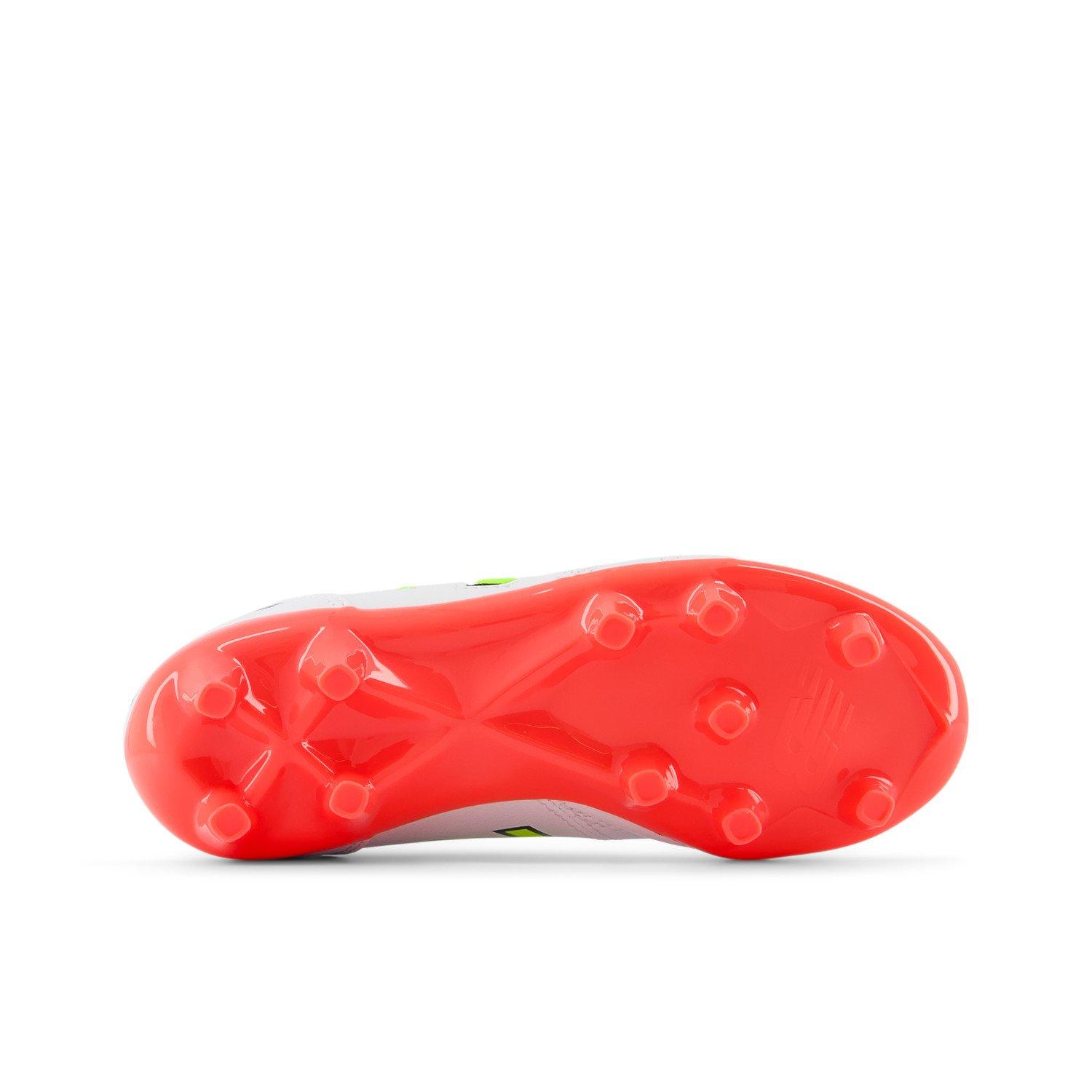 Bijelo/Volt - New Balance - 442 V2 Academy Juniors Firm Ground Football Boots - 5