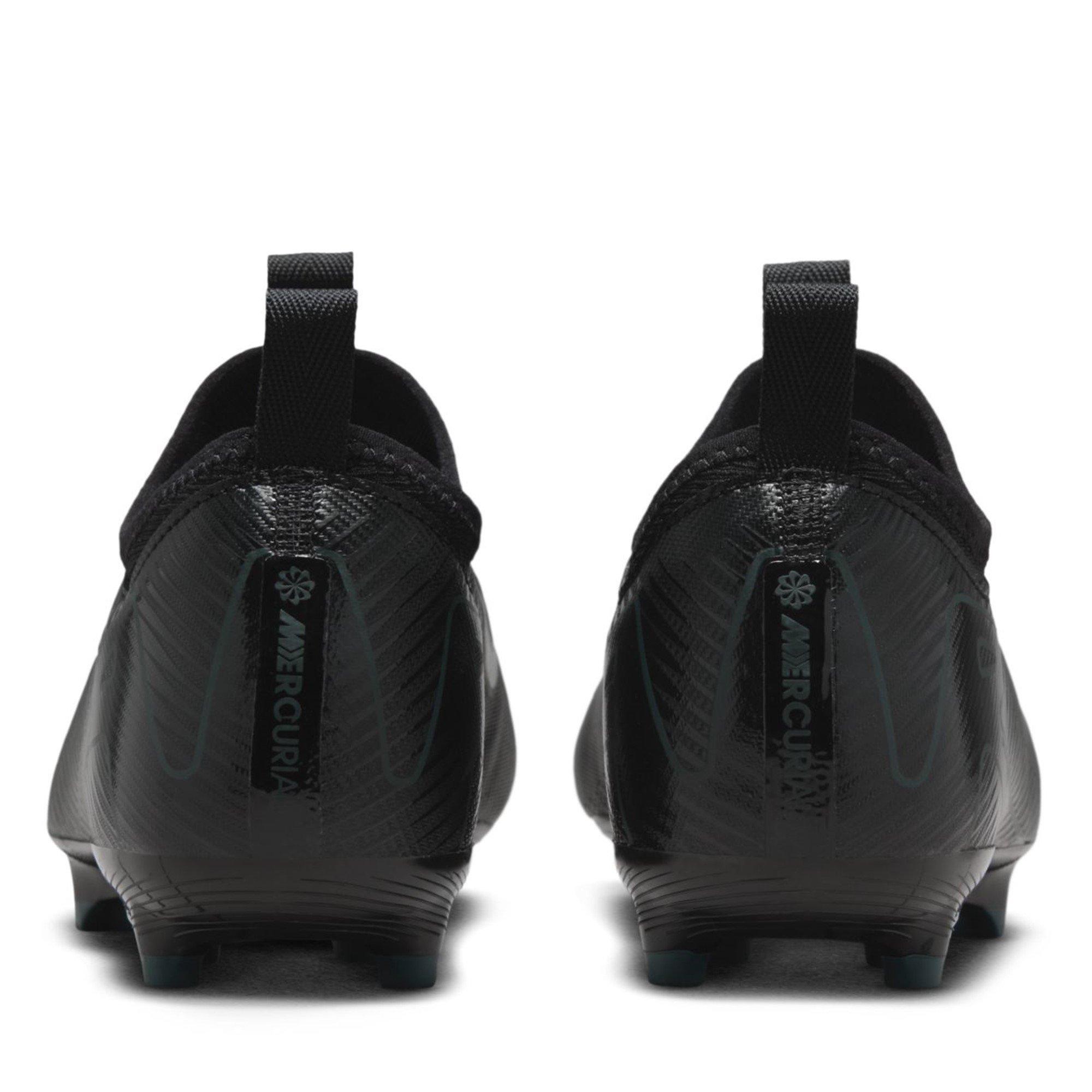 Negro/Verde - Nike - Zoom Mercurial Vapor 16 Juniors Firm Ground Football Boots - 6