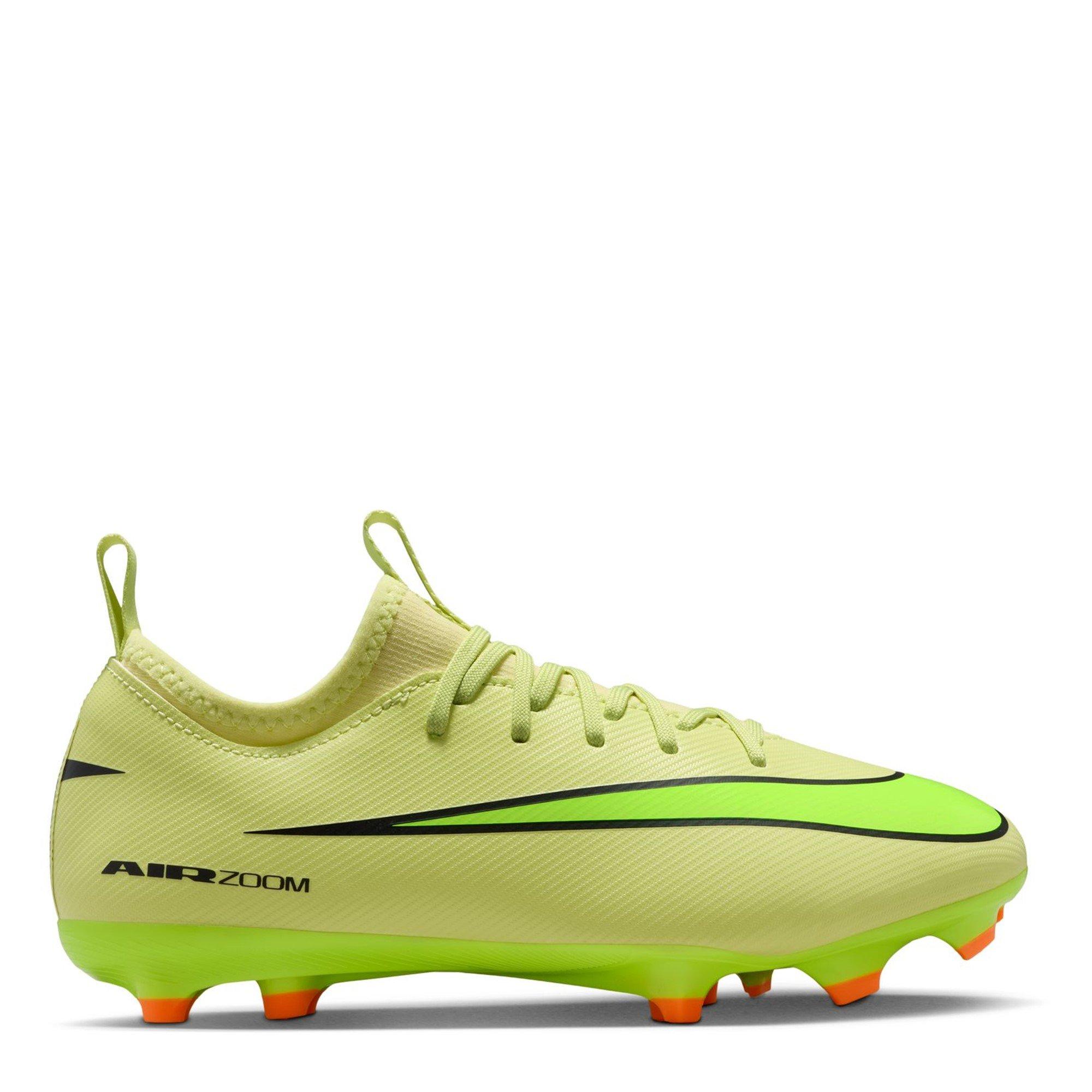 Nike Boys Zoom Mercurial Vapor 16 Juniors Firm Ground Football Boots - Volt/Crimson - 5.5 (38.5)