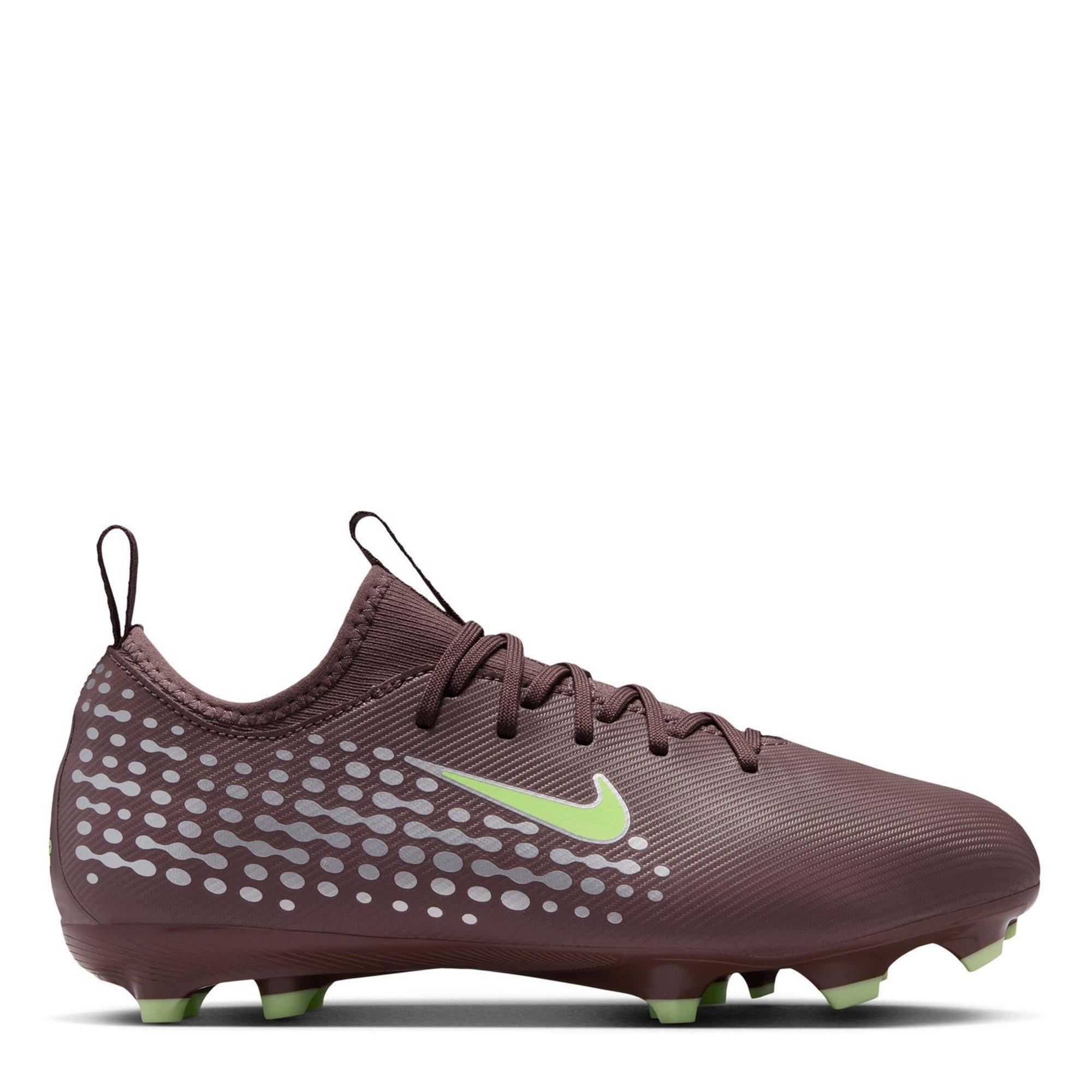 Nike Boys Zoom Mercurial Vapor 16 Juniors Firm Ground Football Boots - Plum/Silver - 4 (36.5)