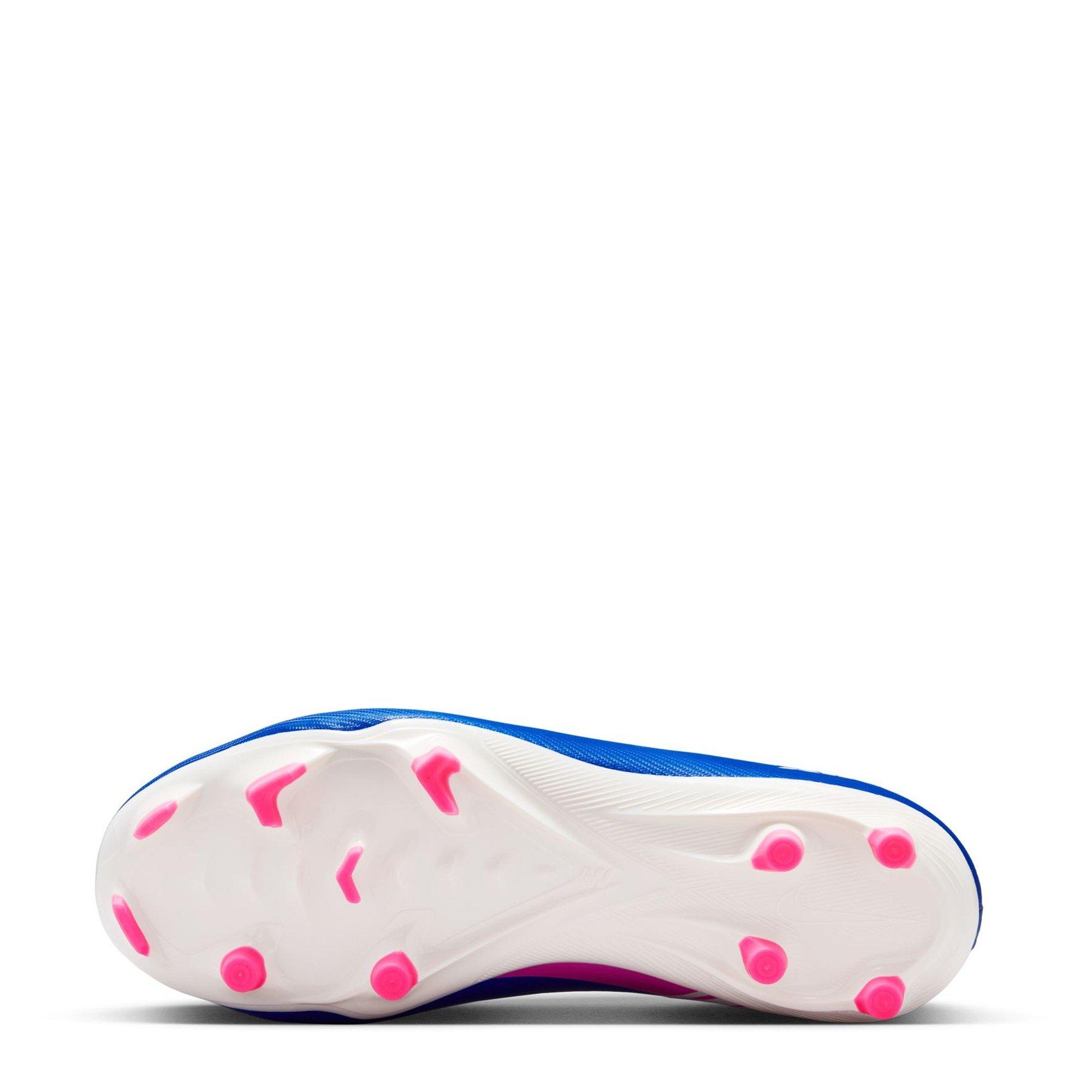 Blue/Wht/Pink - Nike - Zoom Mercurial Vapor 16 Juniors Firm Ground Football Boots - 3