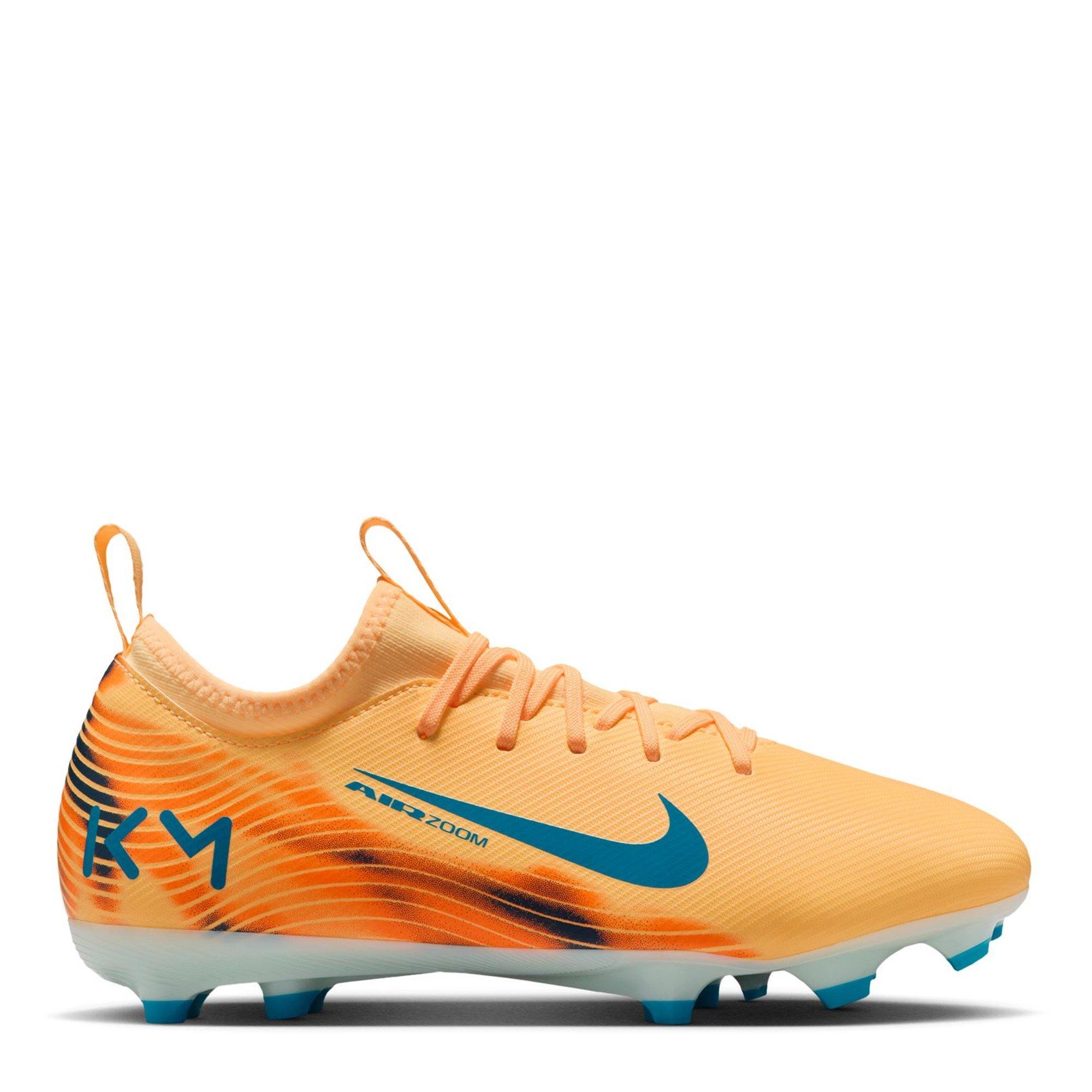 Nike Boys Zoom Mercurial Vapor 16 Juniors Firm Ground Football Boots - Orange/Melon - 3 (35.5)