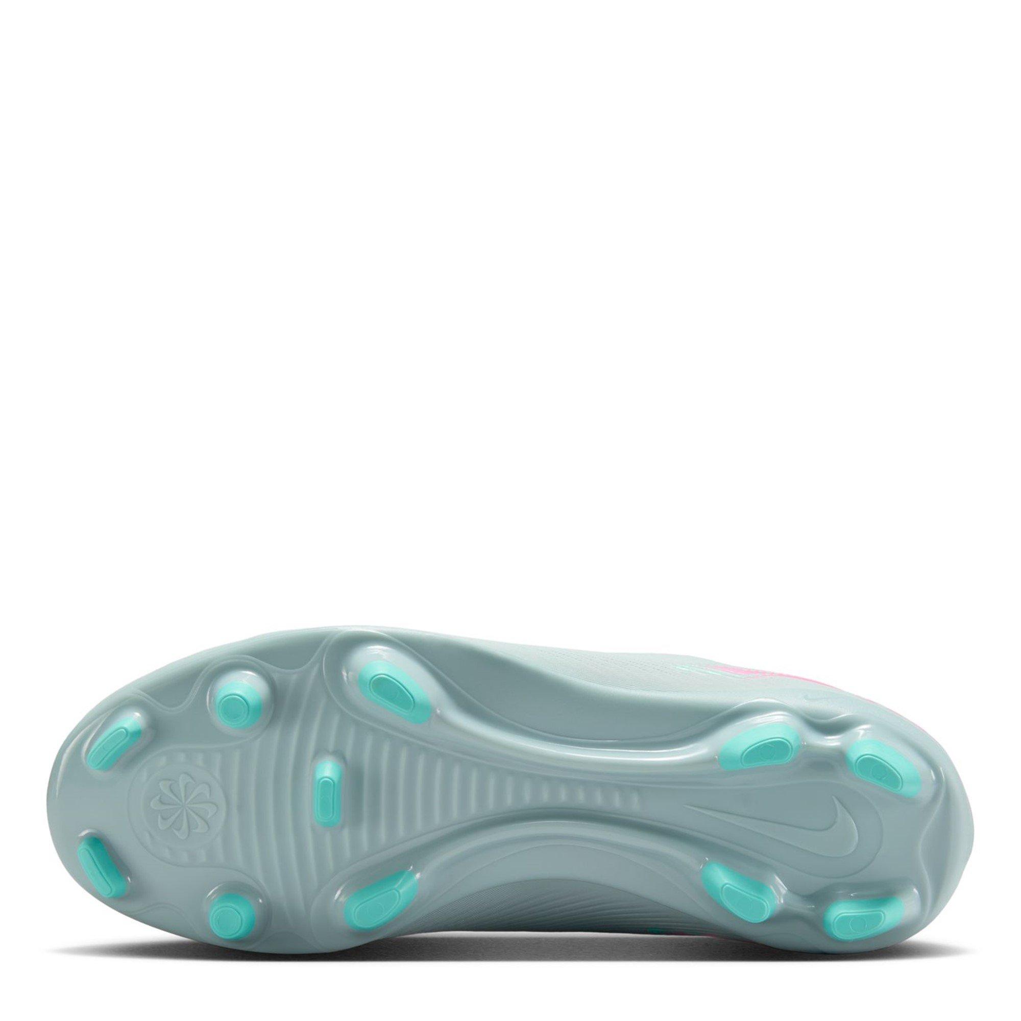 Gris/Rosa - Nike - Mercurial Superfly 10 Junior Firm Ground Football Boots - 3