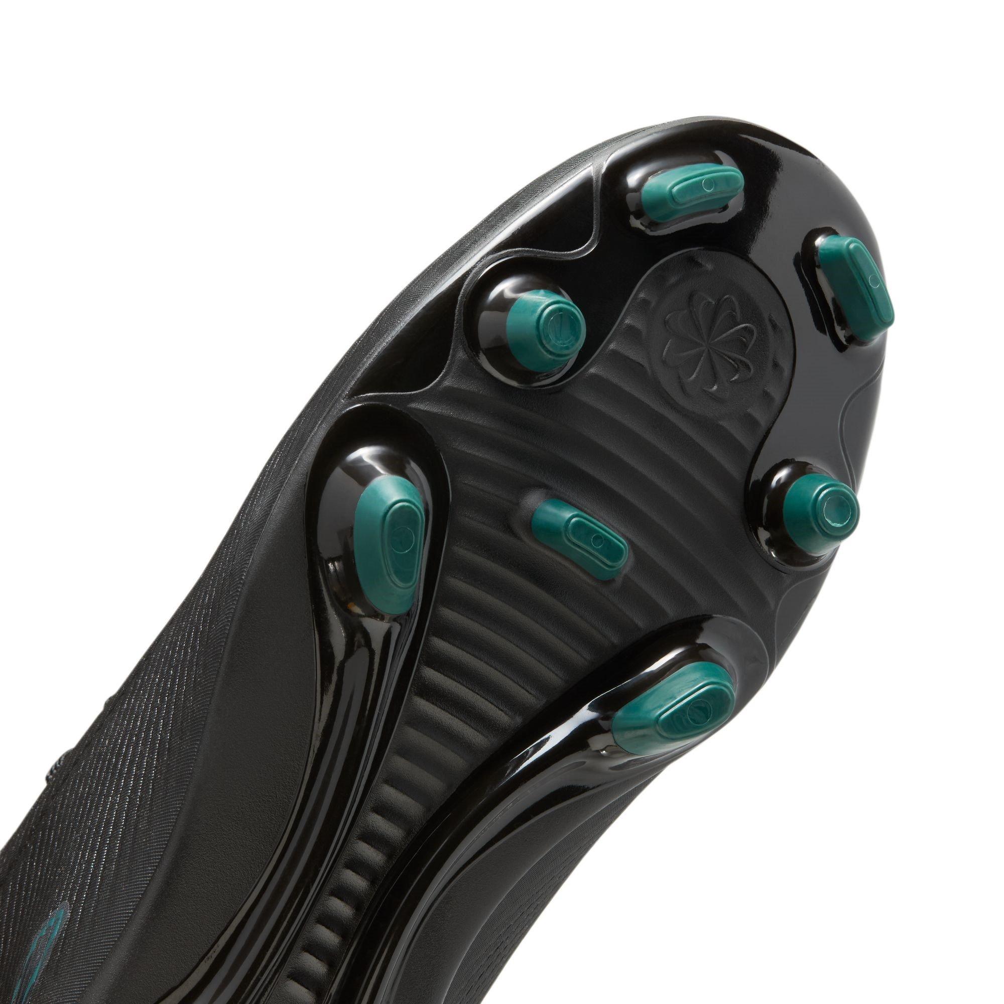 Black/Green - Nike - Mercurial Superfly 10 Junior Firm Ground Football Boots - 9