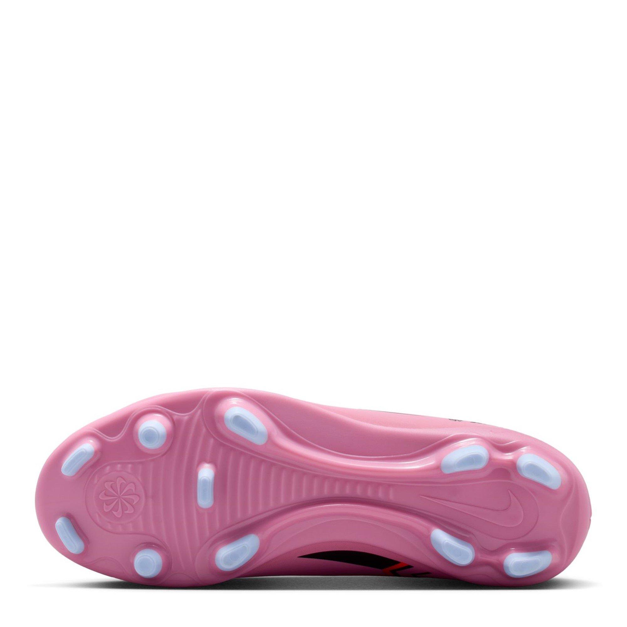 Roze/Zwart - Nike - Mercurial Superfly 10 Junior Firm Ground Football Boots - 3