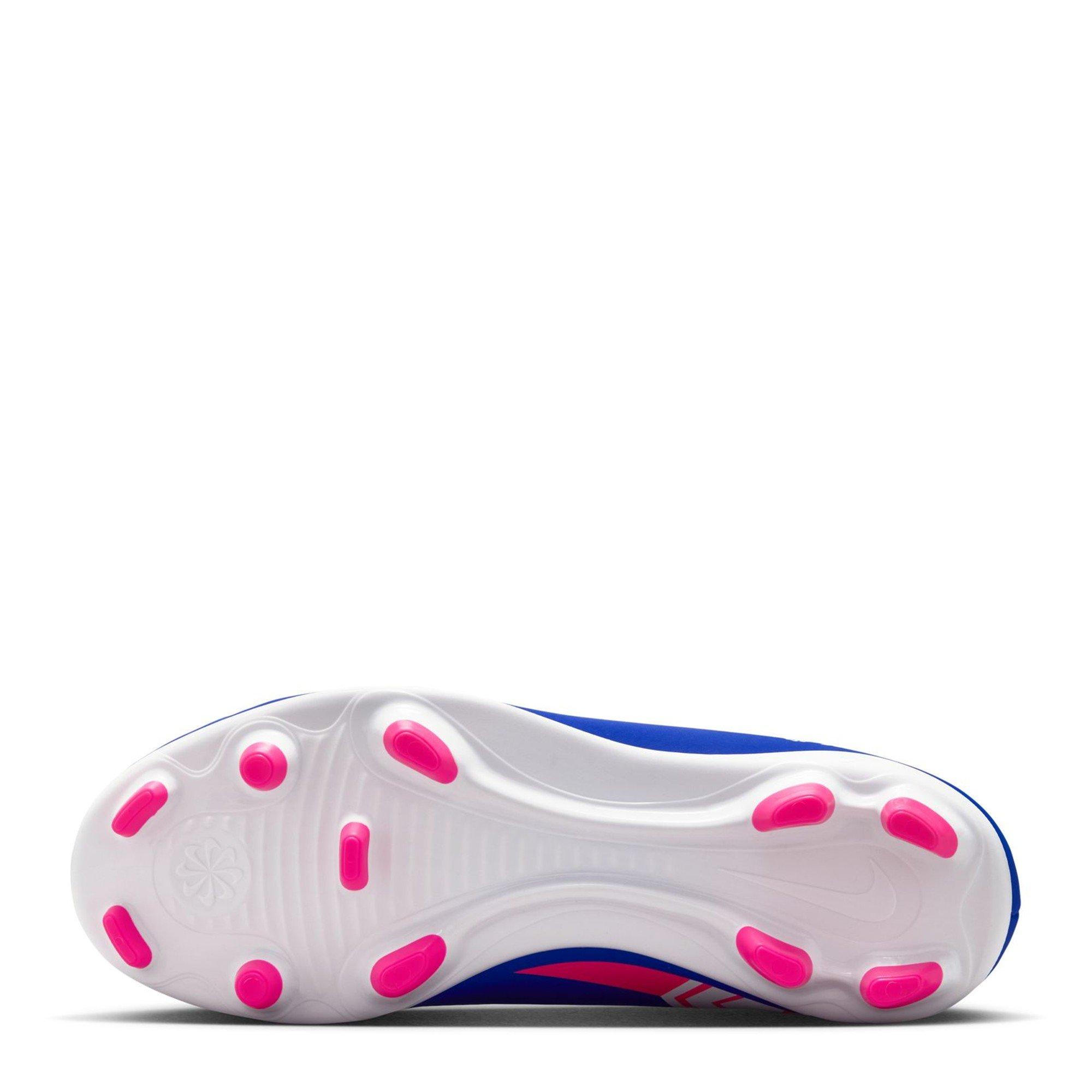 Azul/Blanco/Rosa - Nike - Mercurial Superfly 10 Junior Firm Ground Football Boots - 3