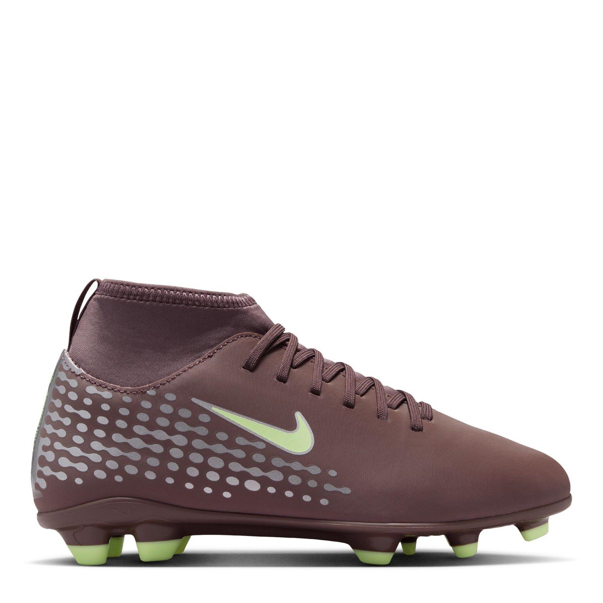 Nike Boys Mercurial Superfly 10 Junior Firm Ground Football Boots - Plum/Silver - 1 (33)