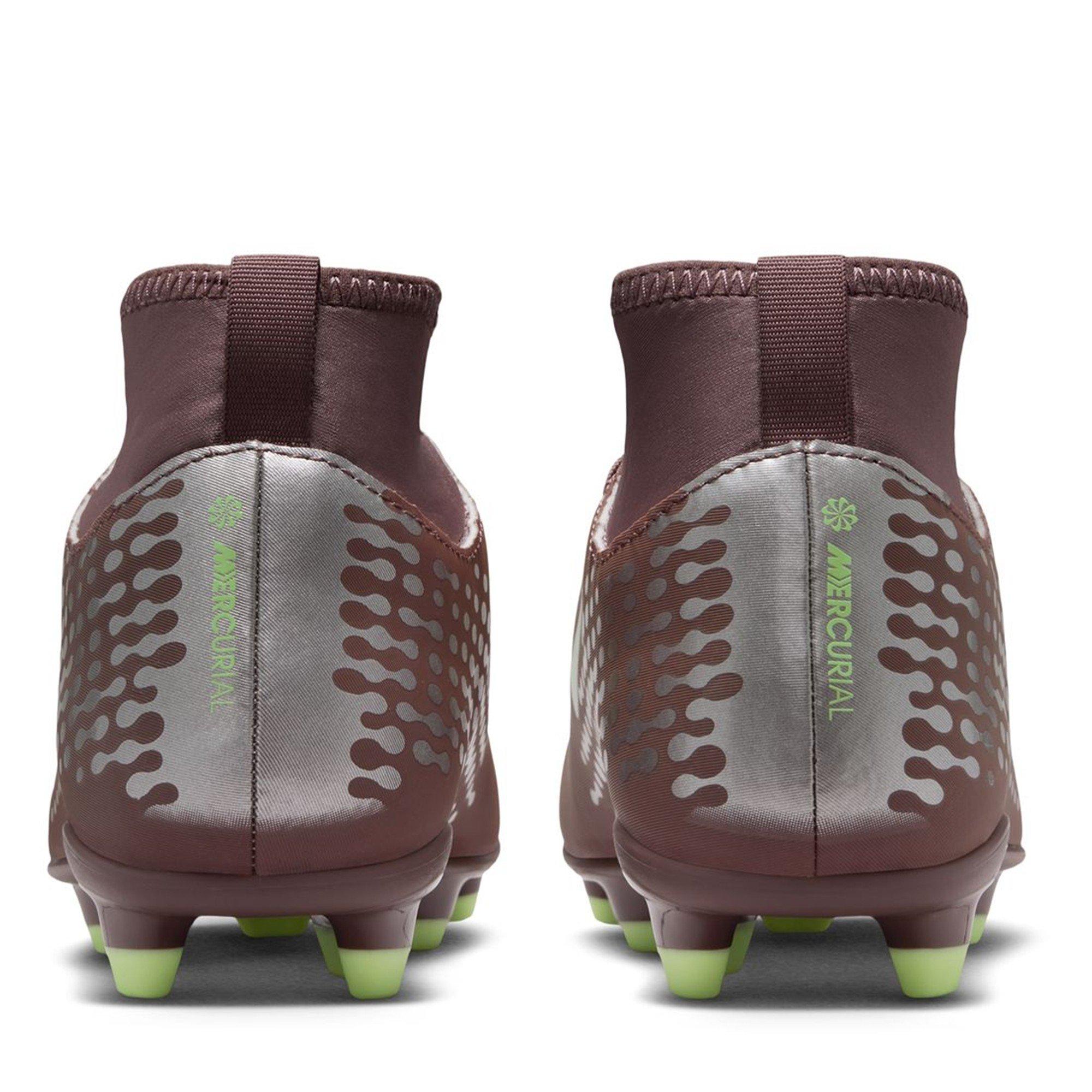 Plum/Silver - Nike - Mercurial Superfly 10 Junior Firm Ground Football Boots - 5