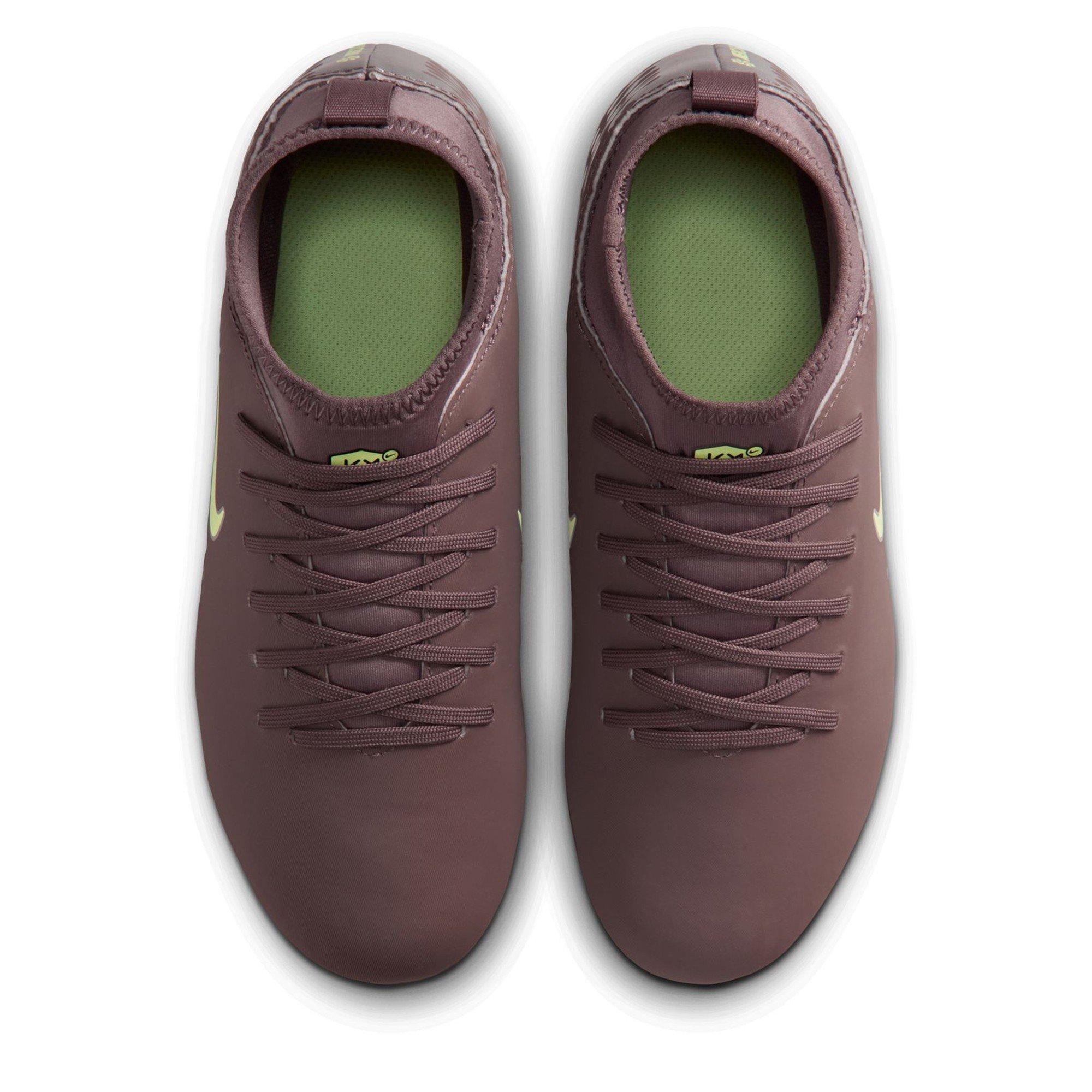 Plum/Silver - Nike - Mercurial Superfly 10 Junior Firm Ground Football Boots - 6