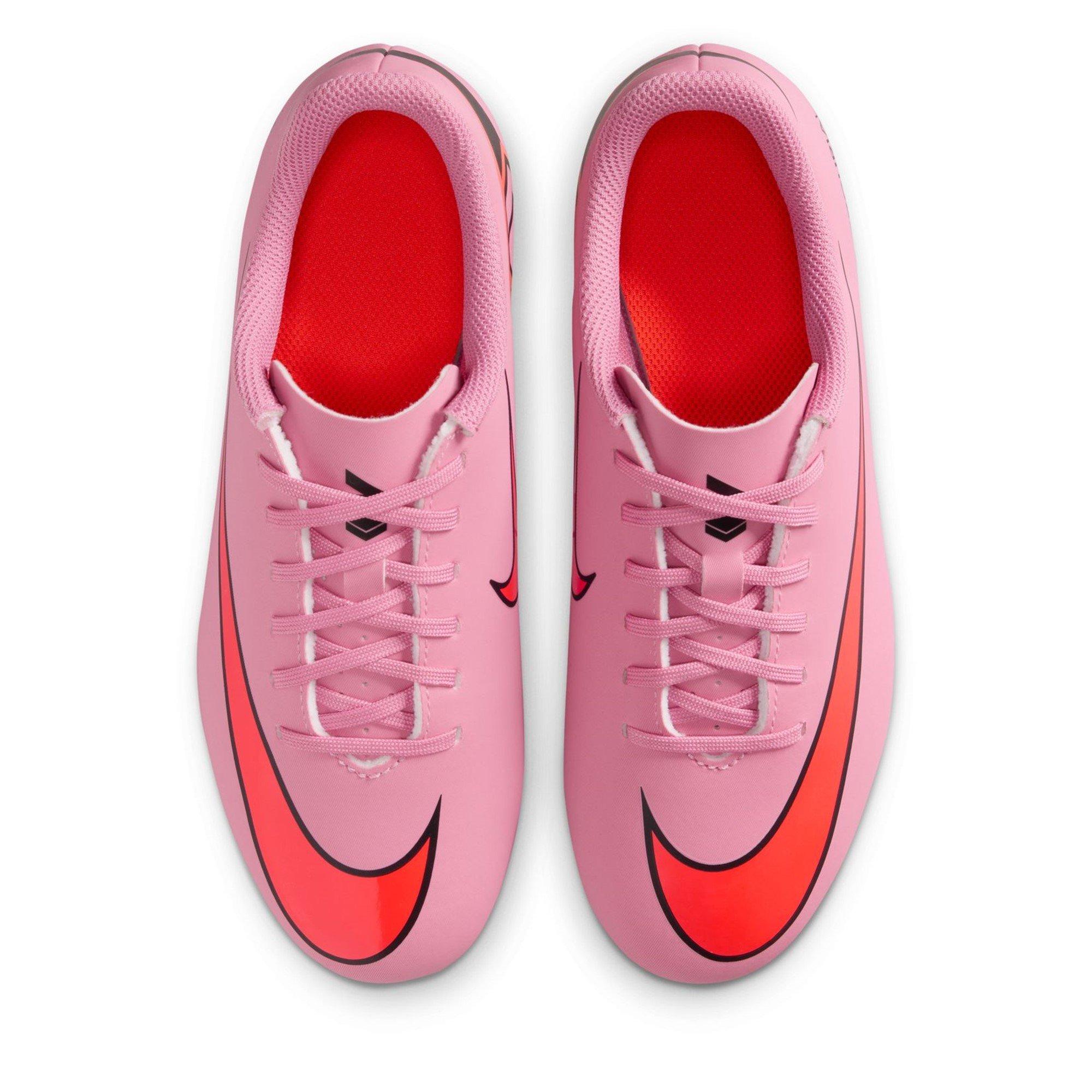 Pink/Black - Nike - Mercurial Vapor 16 Club Juniors Firm Ground Football Boots - 6
