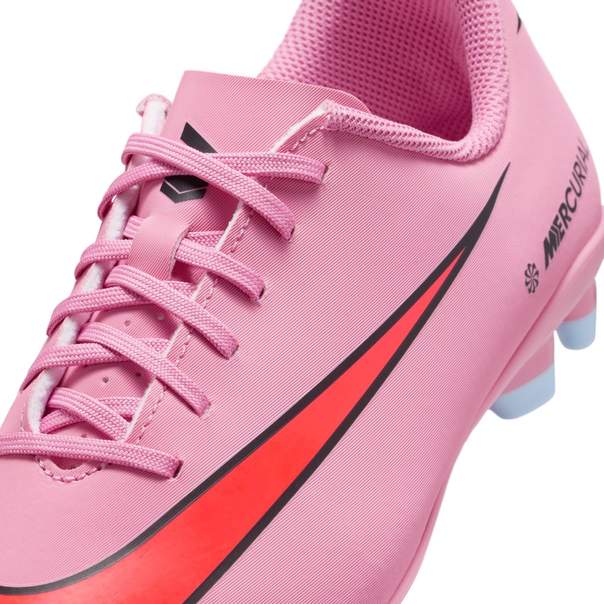Pink/Black - Nike - Mercurial Vapor 16 Club Juniors Firm Ground Football Boots - 7