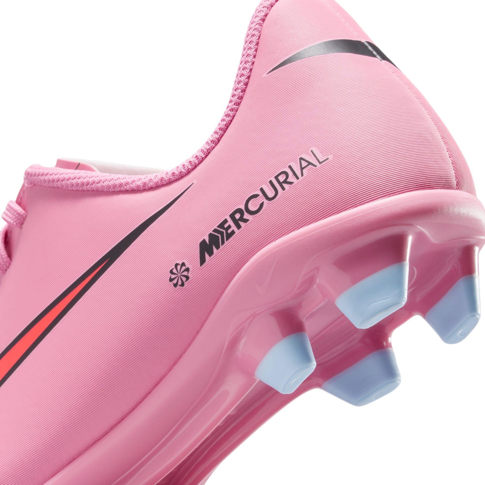 Pink/Black - Nike - Mercurial Vapor 16 Club Juniors Firm Ground Football Boots - 8