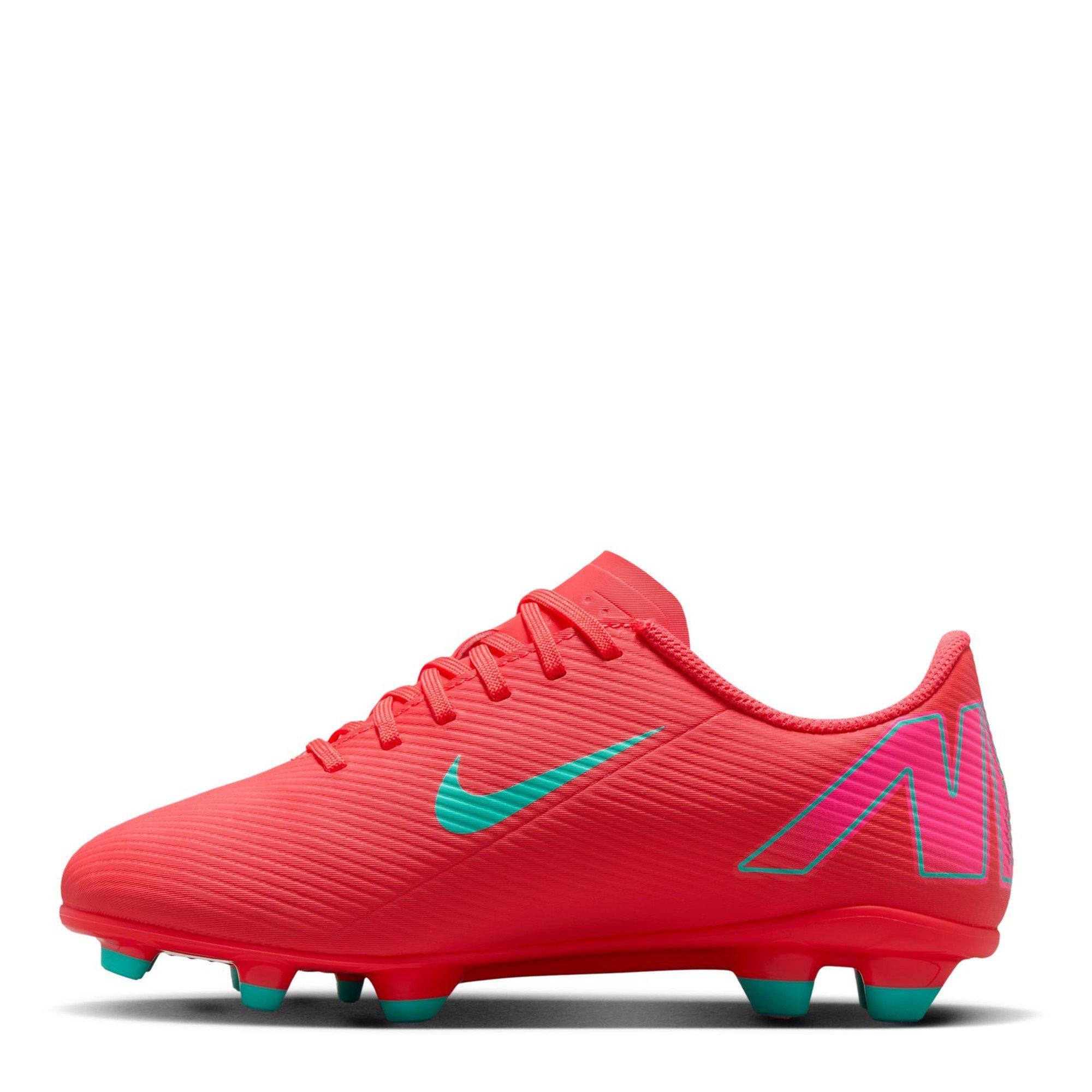 Rood/Groen - Nike - Mercurial Vapor 16 Club Juniors Firm Ground Football Boots - 2