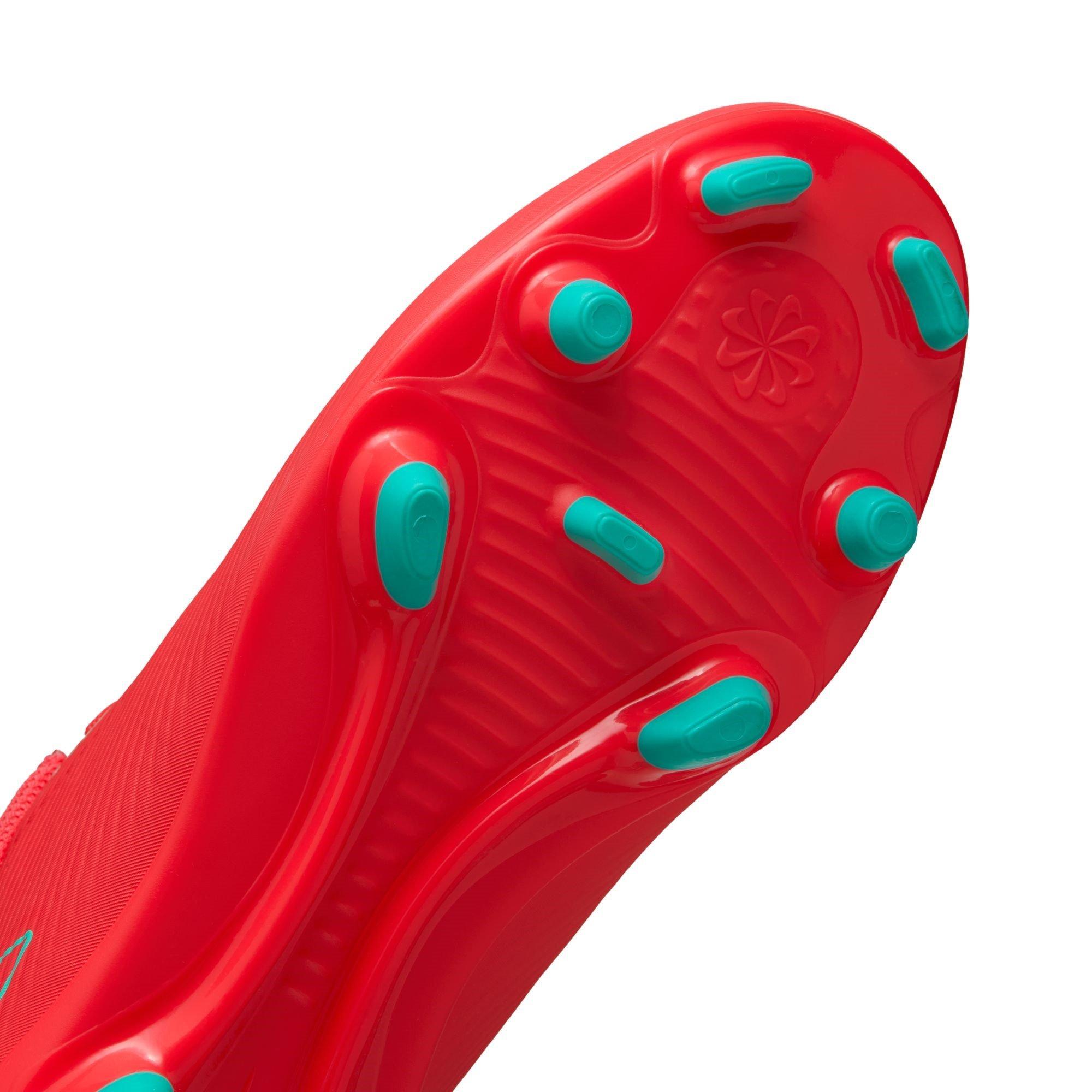 Rood/Groen - Nike - Mercurial Vapor 16 Club Juniors Firm Ground Football Boots - 9